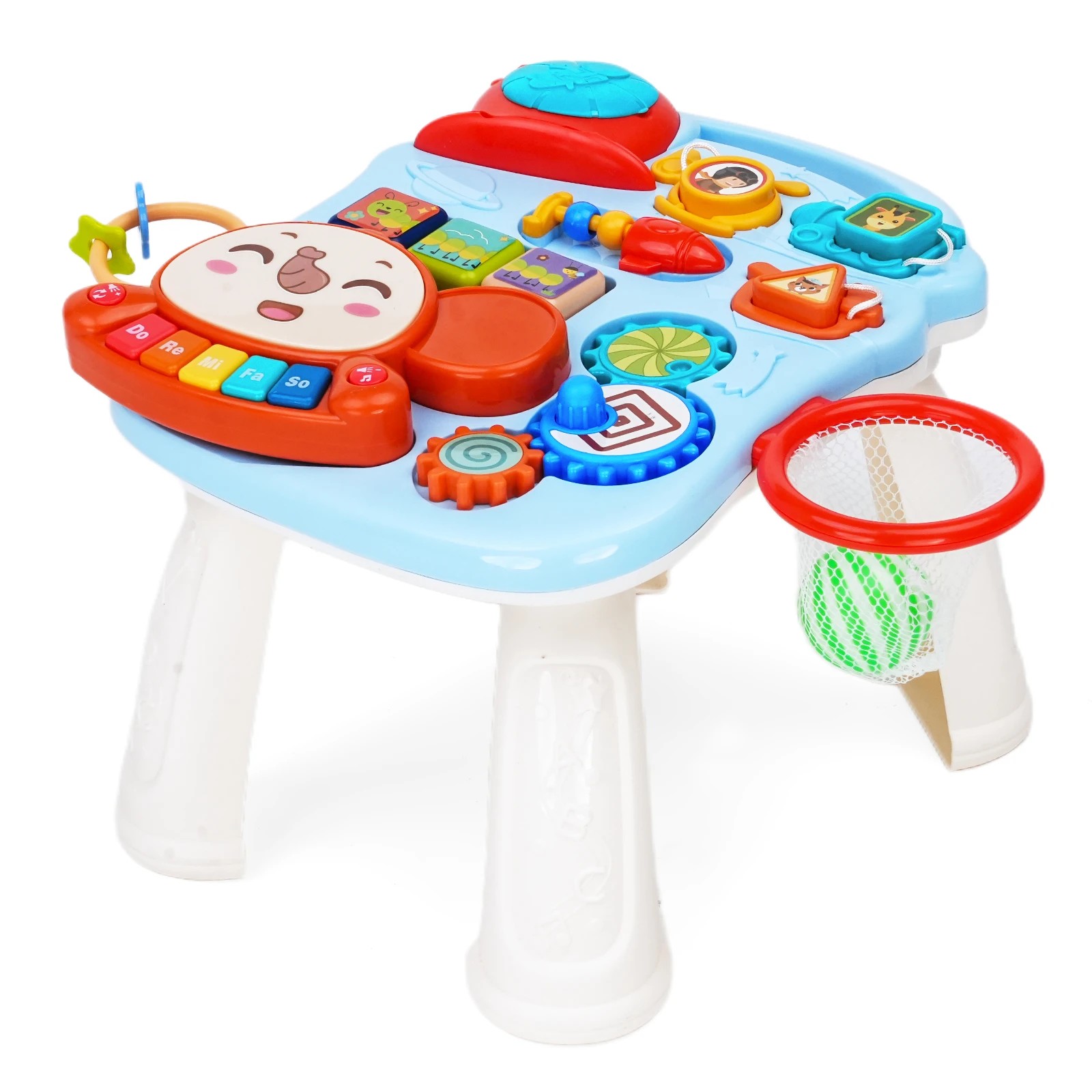 4 Advwin 3 In 1 Baby Walker Early Educational Activity Table, 4 of 7