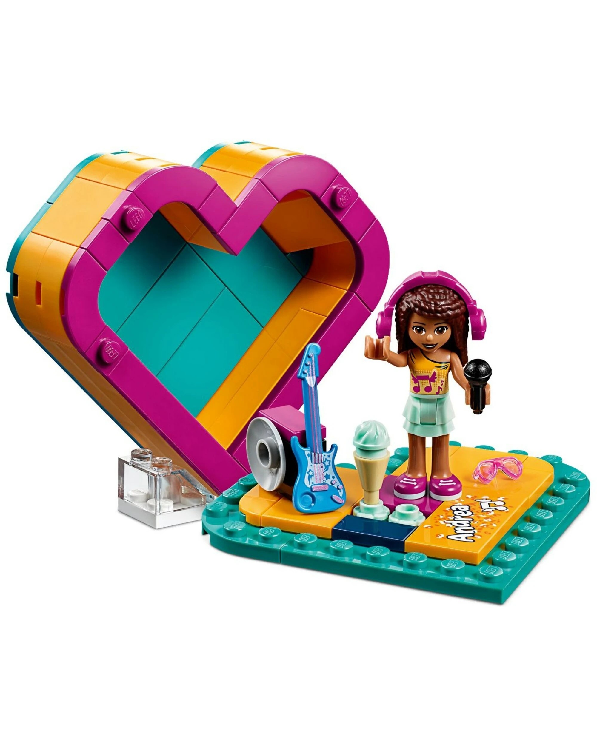 2 LEGO 41354 Andrea's Heart Box - Portable Playset with Mini-doll Figure, 2 of 5