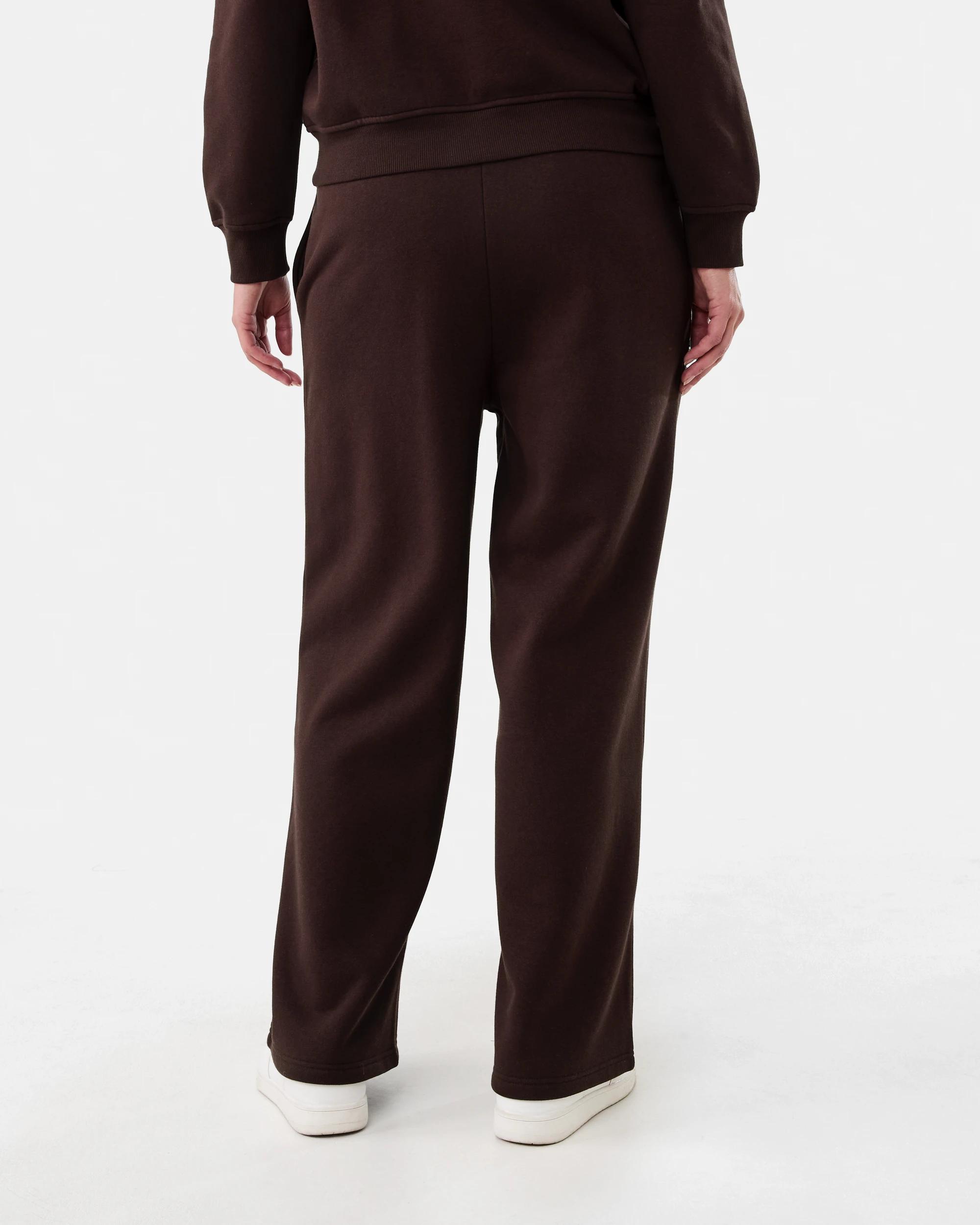 3 Wide Leg Trackpants Choc Plum, 3 of 6