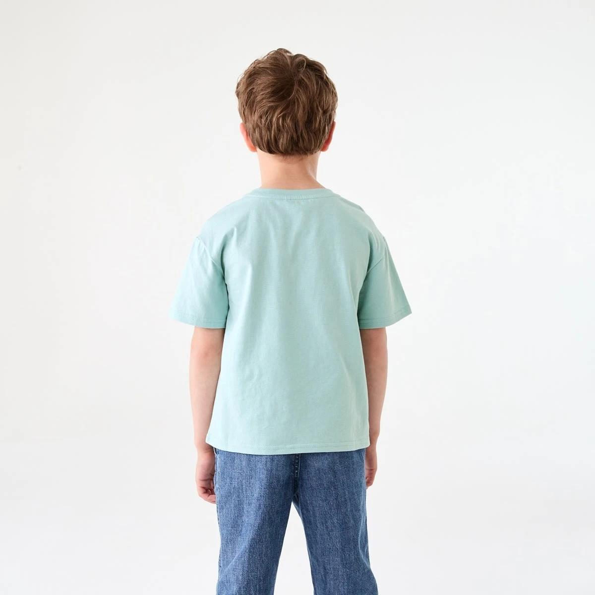 2 Chest Print T-shirt DINOSURF DUSTY EGGSHELL, 2 of 6