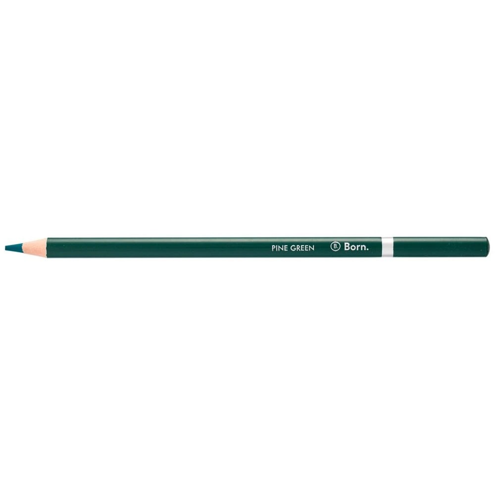 1 Born Premium Colour Pencil Pine Green, 1 of 3