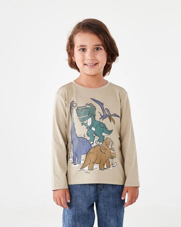 Long Sleeve Print T-shirt