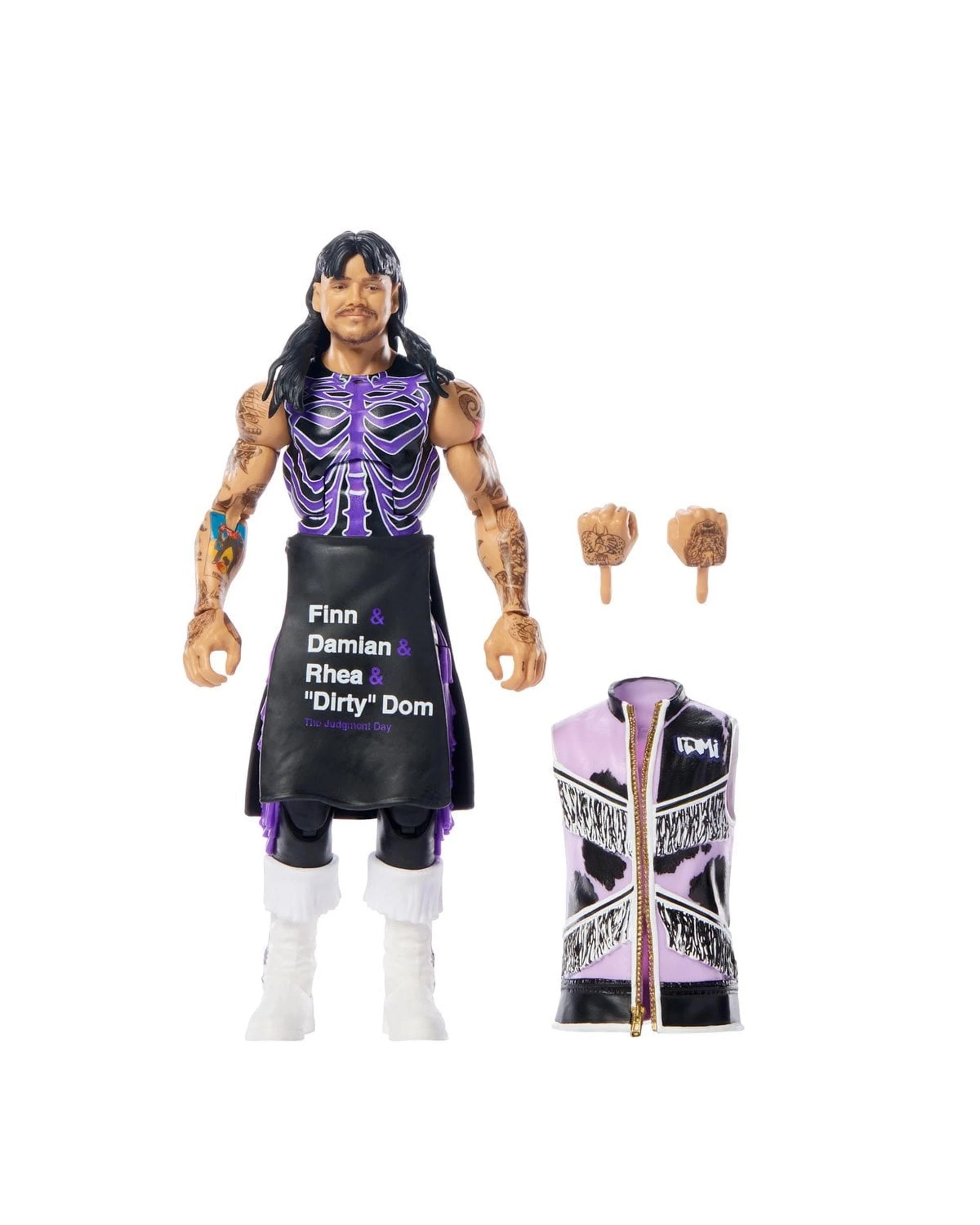 2 WWE Elite Collection Greatest Hits "Dirty" Dominik Mysterio Action Figure, 2 of 7