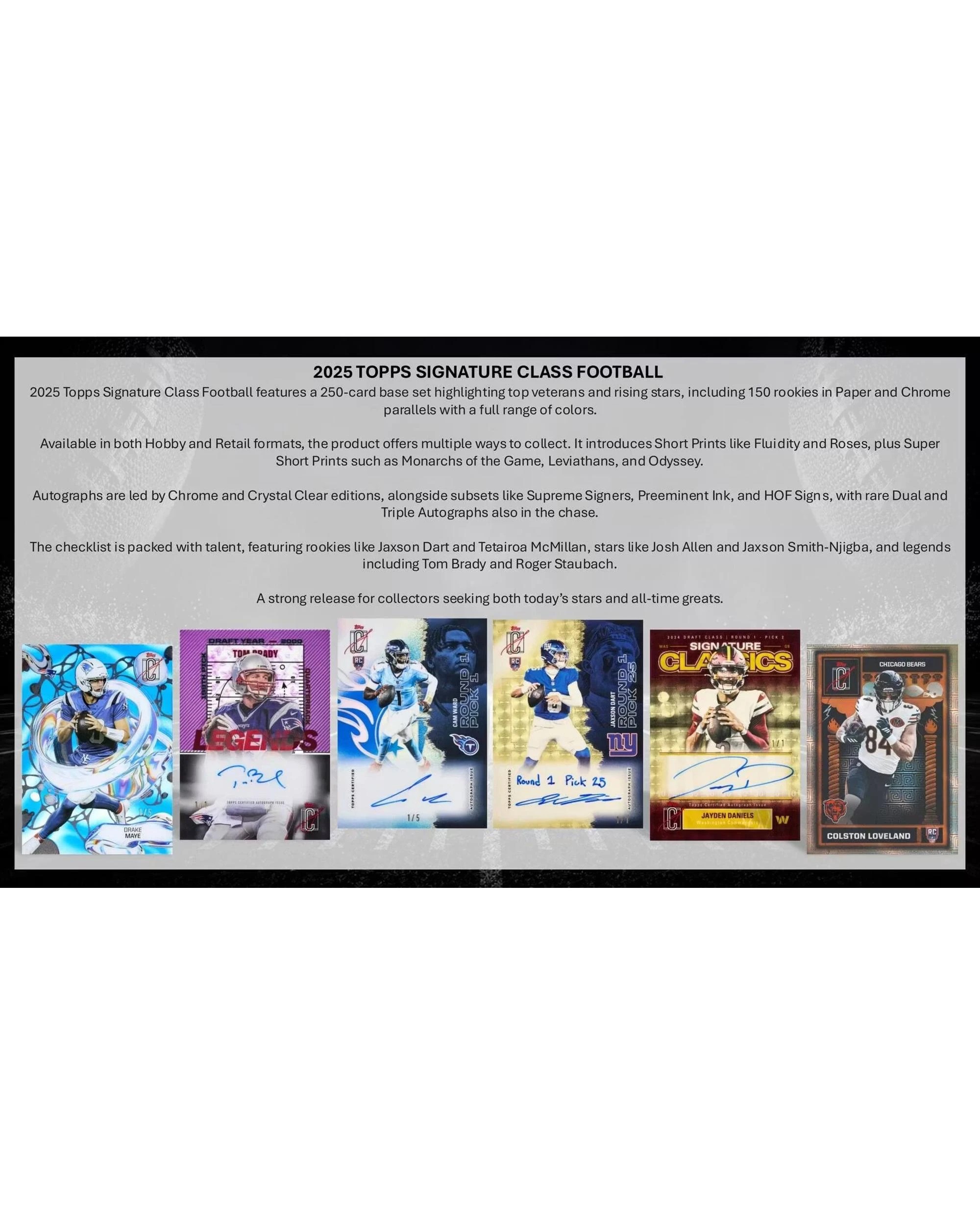 3 Topps 2025 Signature Class NFL Football Blaster Box, 3 of 9