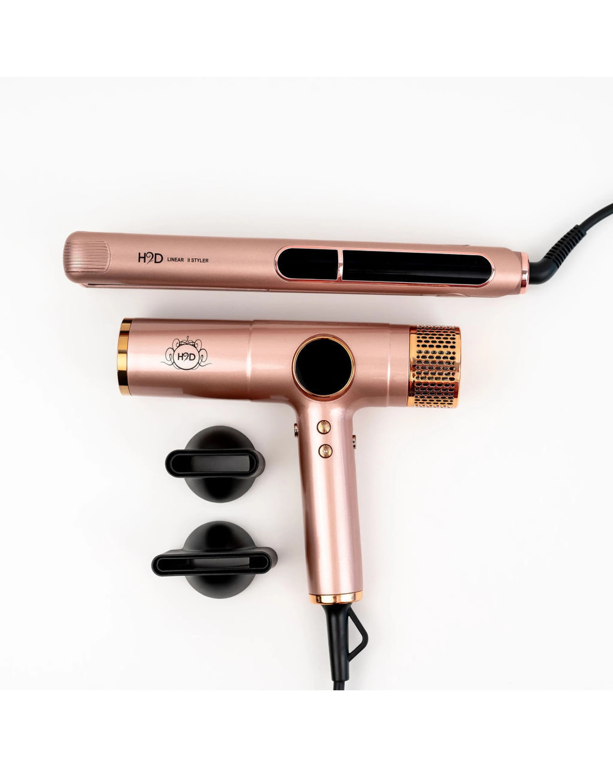 3 H2D Max Duo Linear Straightener & Blowdryer Combo - Rose Gold, 3 of 6