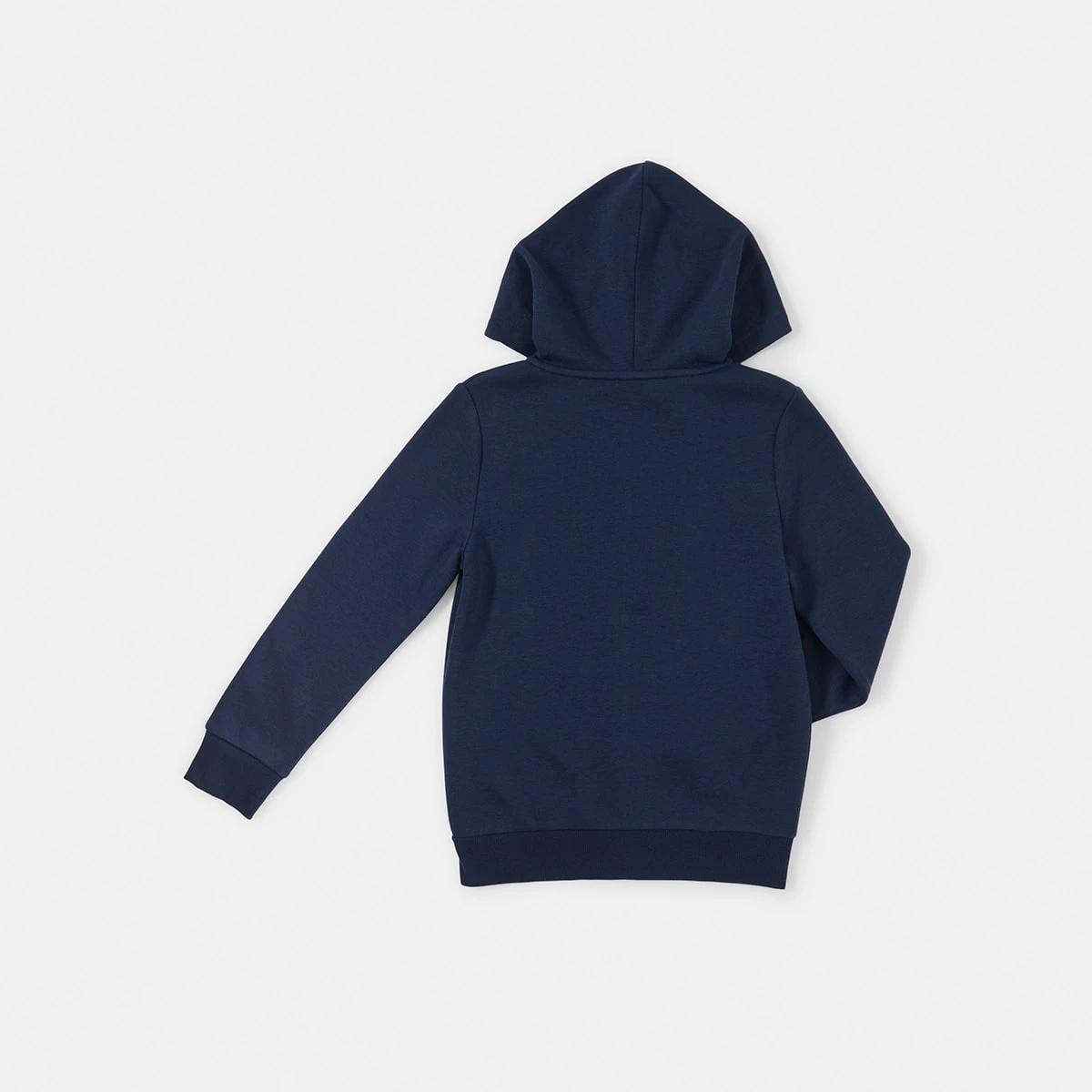 10 Basic Zip Through Hoodie Dress Blue, 10 of 10