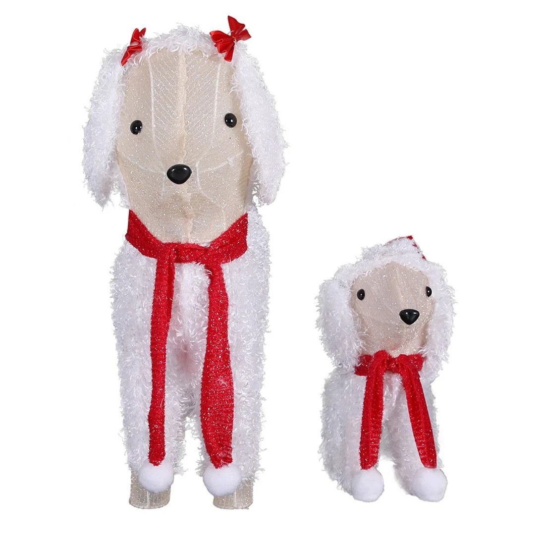 3 Jingle Jollys Christmas Lights 60 LED Fairy Light 2pcs Dog Decorations Set - Multi, 3 of 8