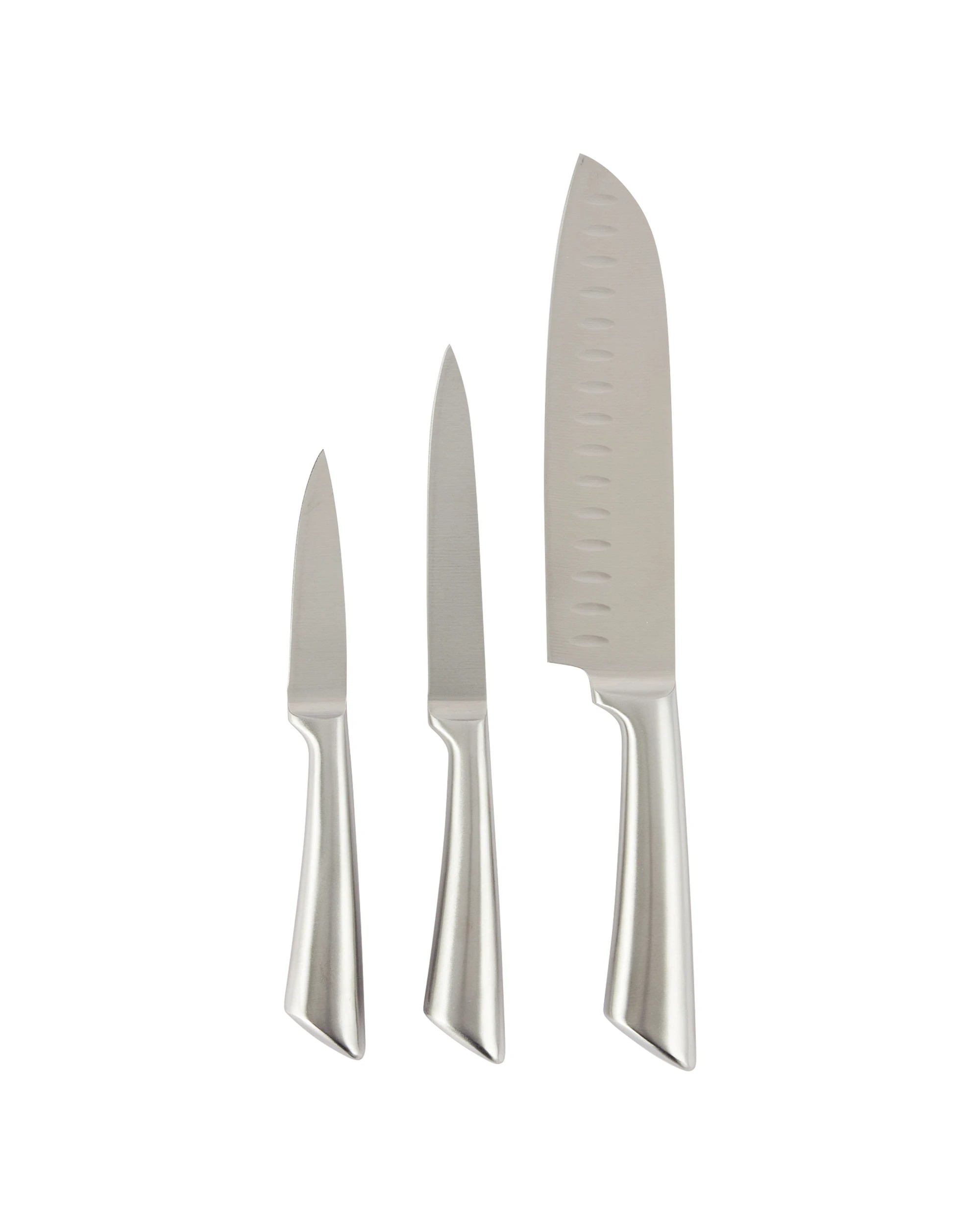 1 Set of 3 Stainless Steel Knives, 1 of 4