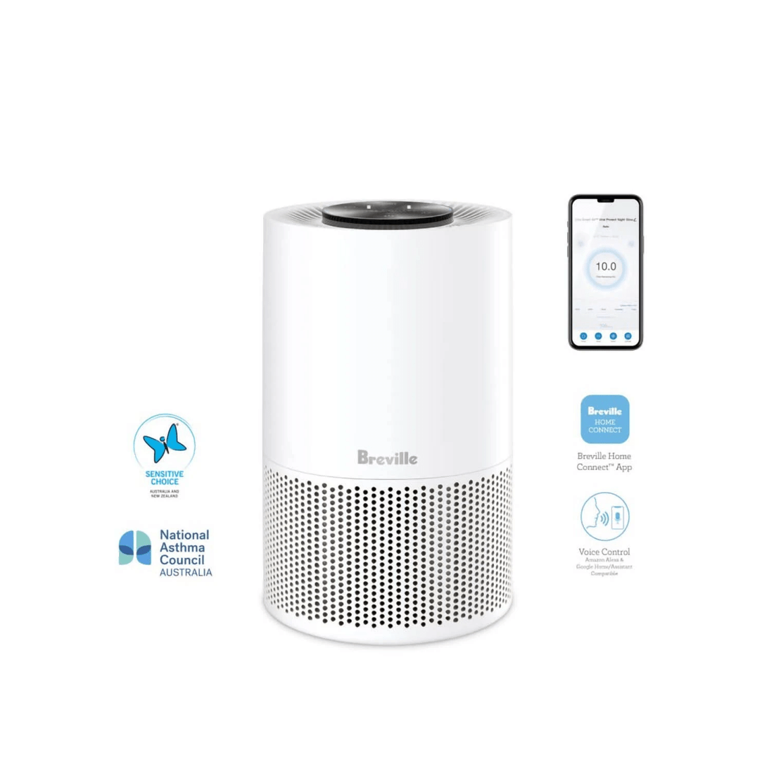 1 Breville The Smart Air Viral Protect Purifier - Night Glow, 1 of 5