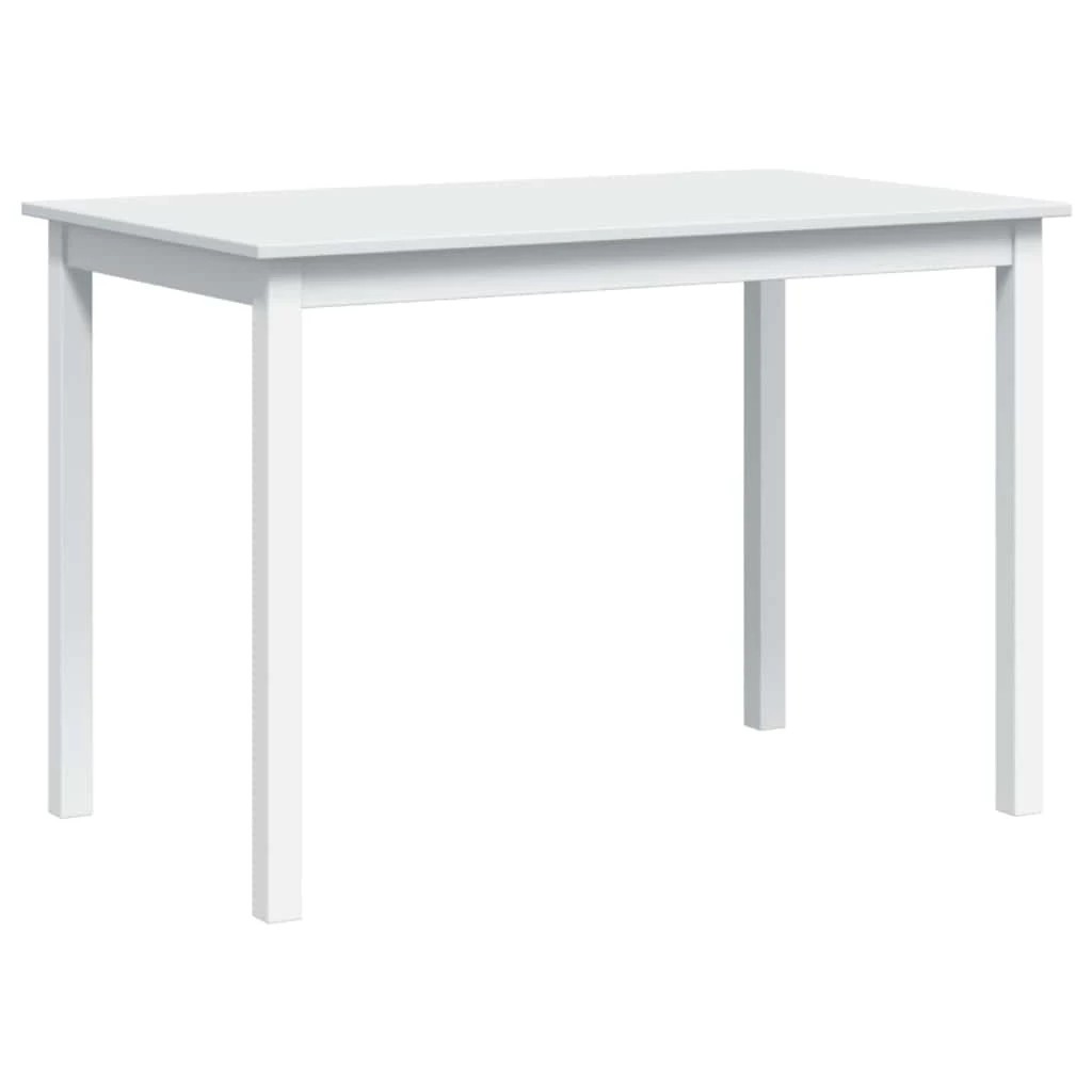 10 Vidaxl 5 Piece Dining Set - White, 10 of 10