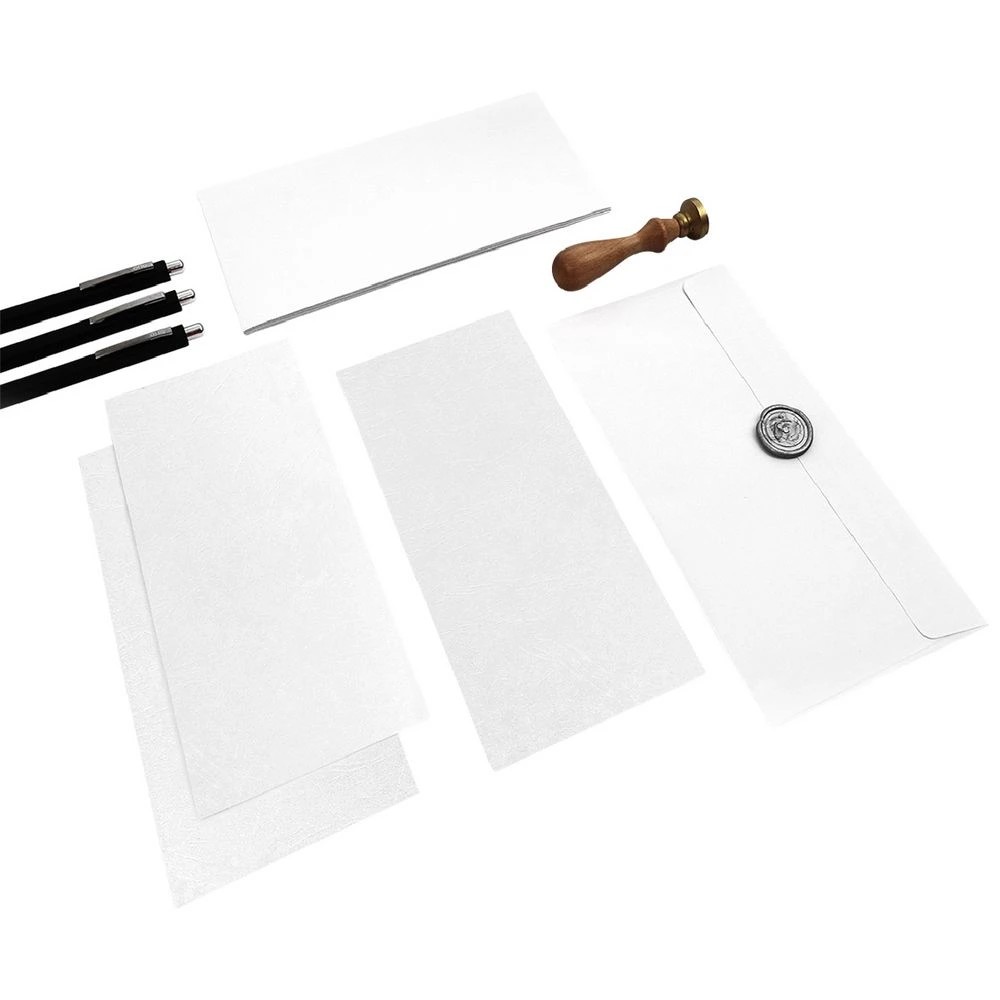 2 Quill A4 200gsm Leathergrain Paper White 25 pack, 2 of 2