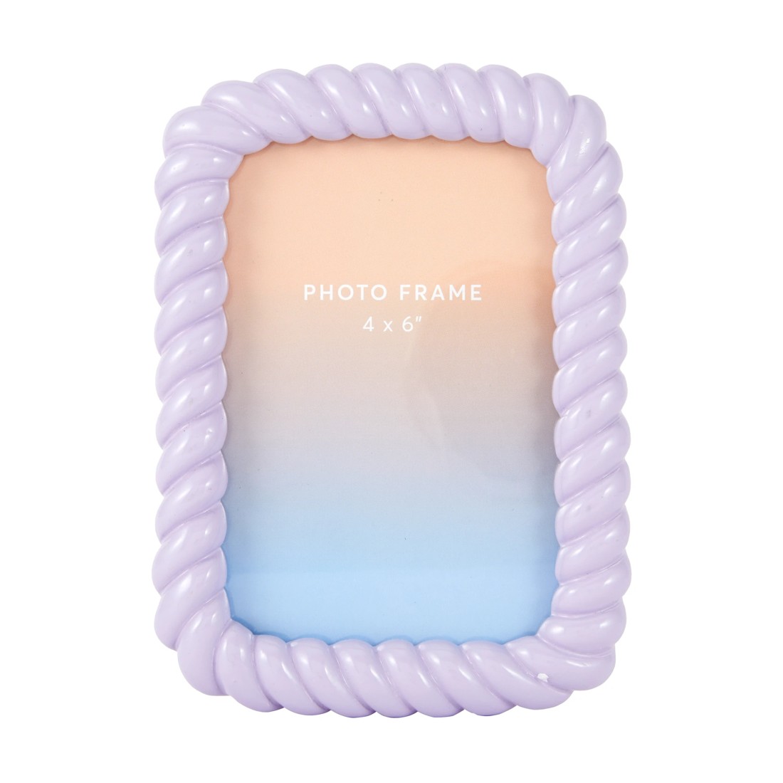 1 Braid Photo Frame - 4in. x 6in. (10cm x 15cm), Lilac, 1 of 4