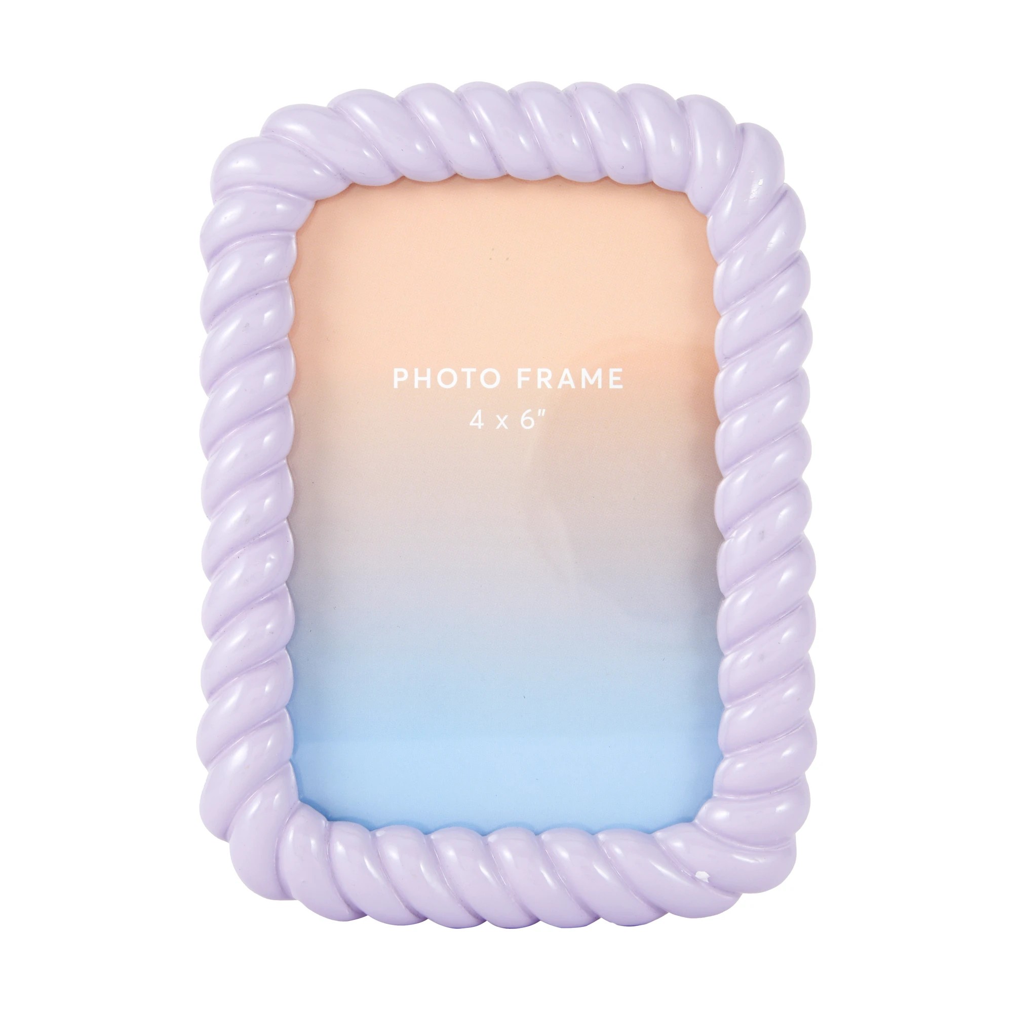 1 Braid Photo Frame - 4in. x 6in. (10cm x 15cm), Lilac, 1 of 4