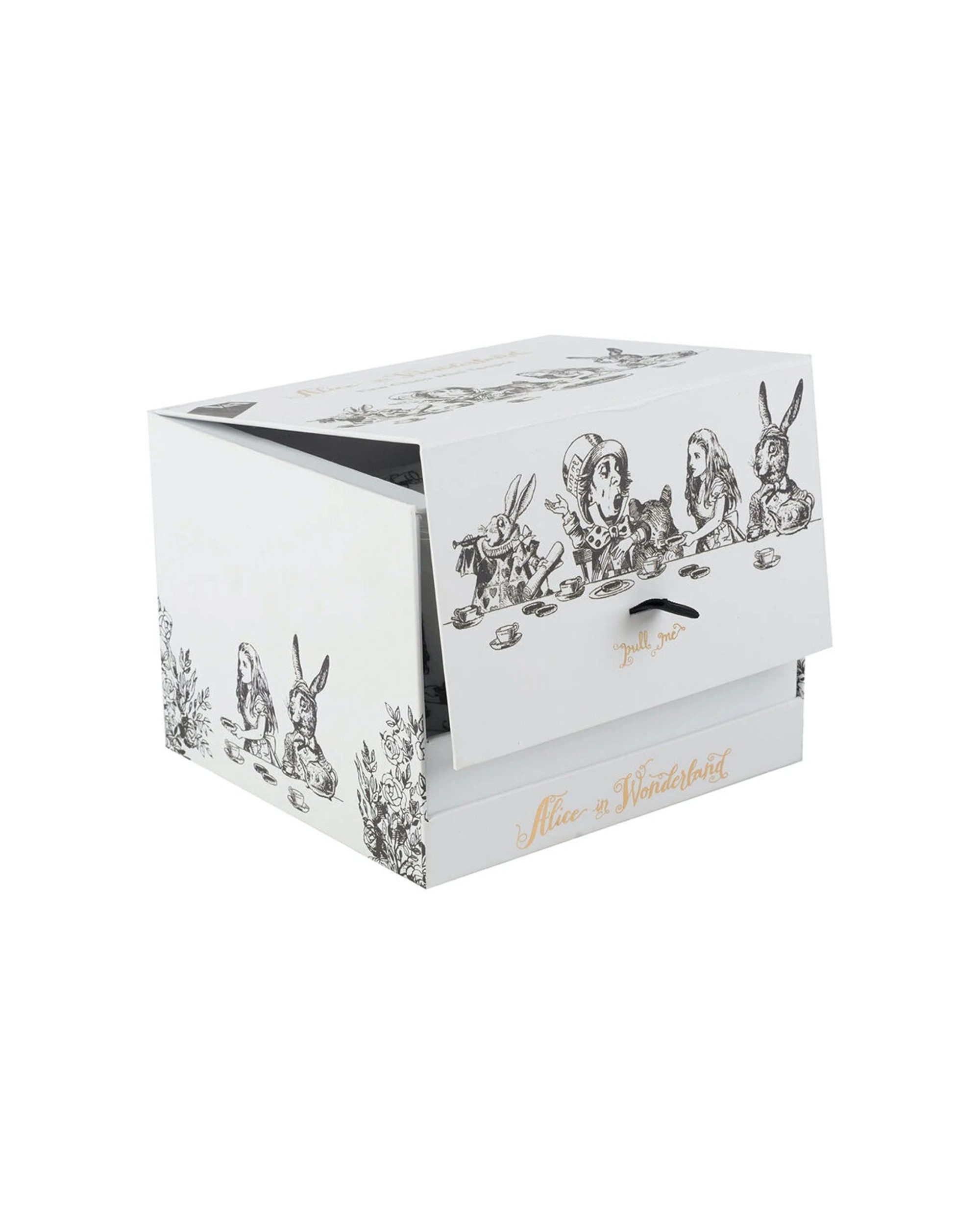2 Mikasa Alice In Wonderland Mini Teapot Fine China Vacuum Insulated Leakproof - White, 2 of 3