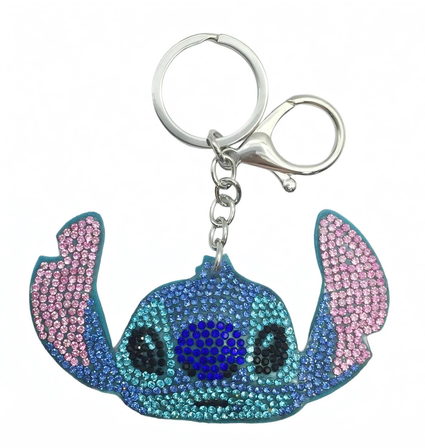 2 Disney Lilo & Stitch License Bag Charm - Blue and Silver Tone Stitch, 2 of 2