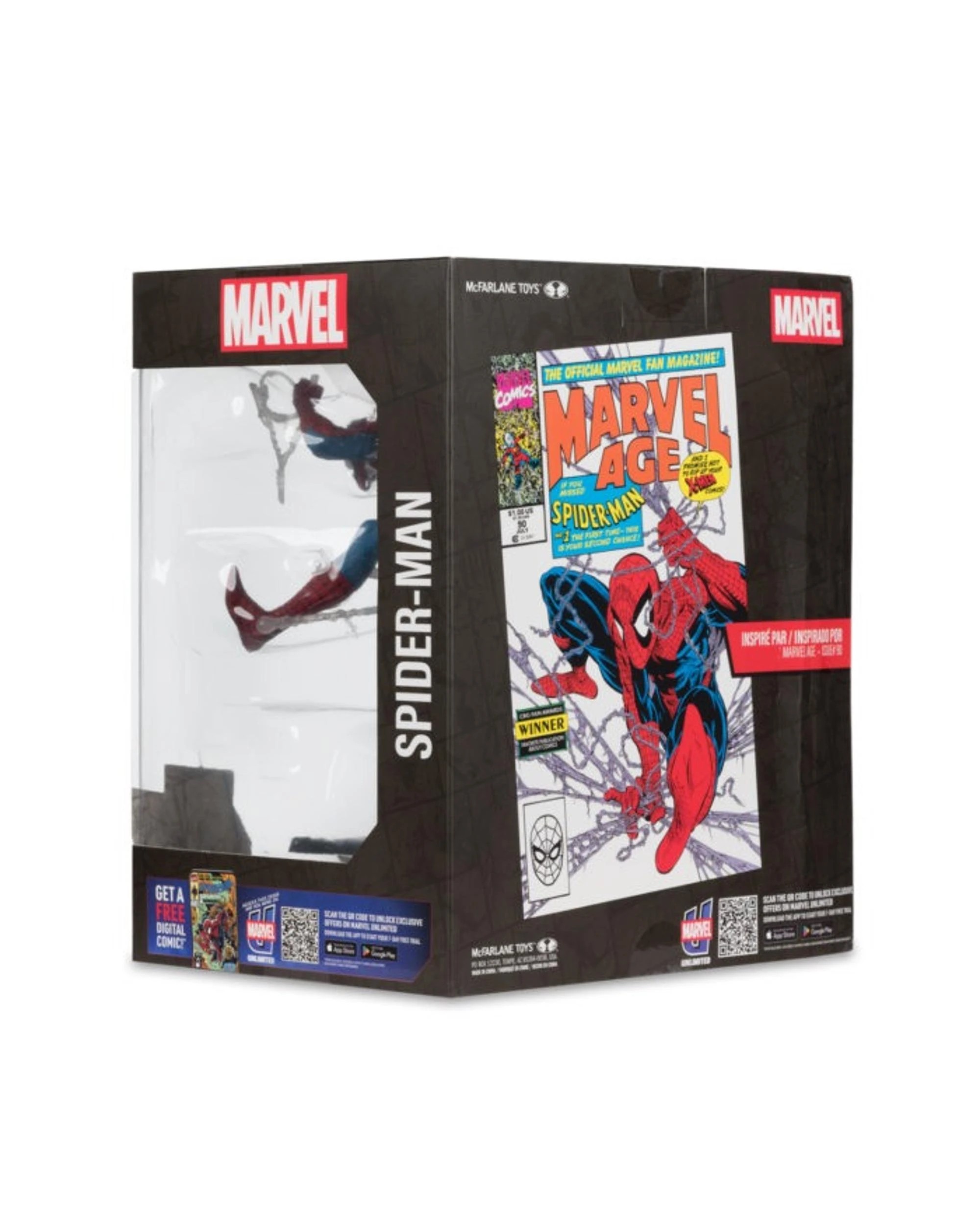 9 McFarlane Marvel Collection Marvel Age Spider-Man #90 1:10 Scale Figure, 9 of 10