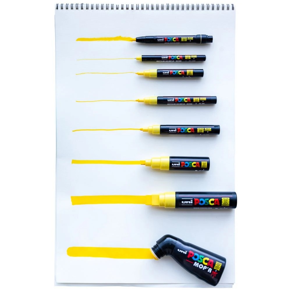 8 Posca PC-5M Paint Marker Blue 4 Pack, 8 of 10