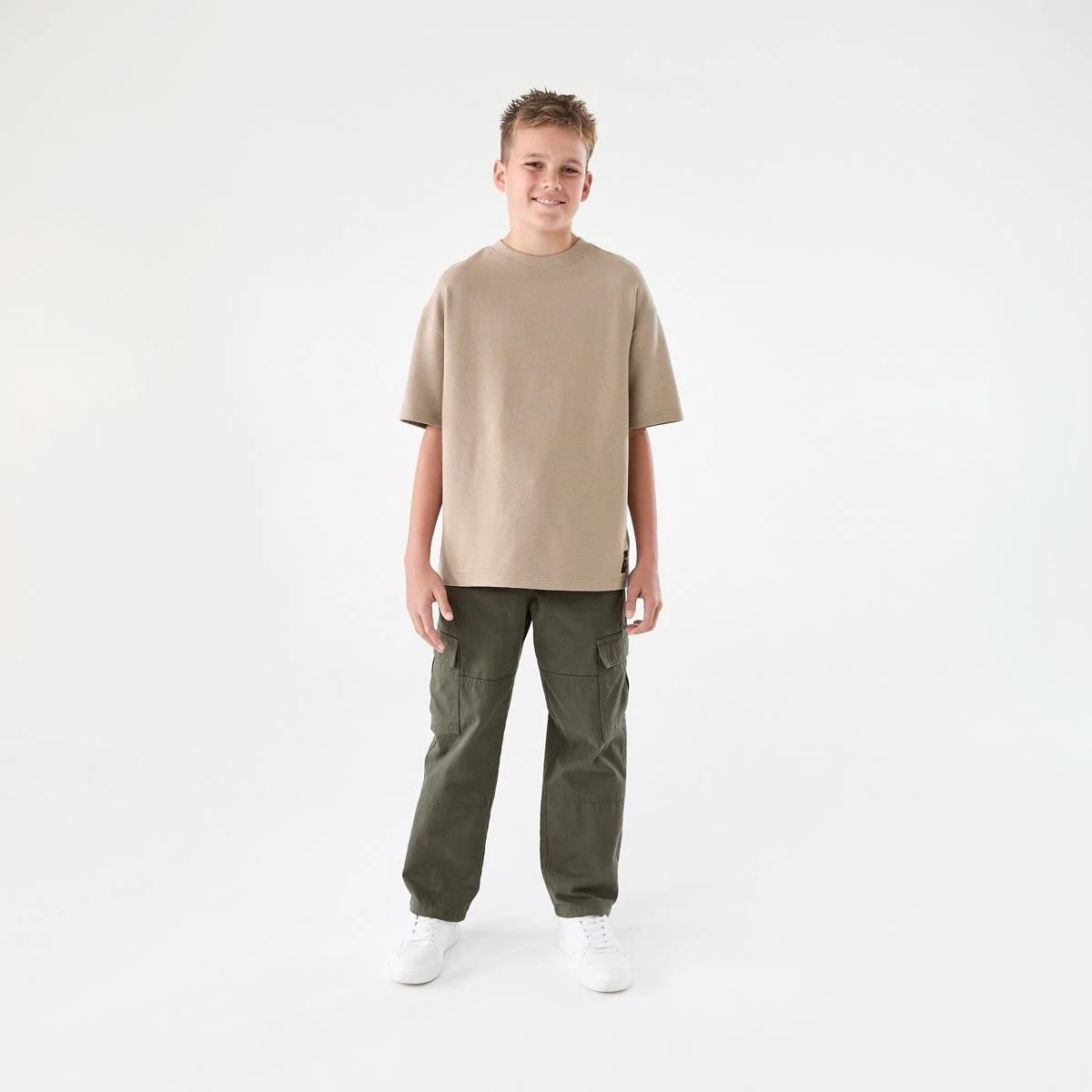 6 Short Sleeve Oversized Textured T-shirt SAVANNAH, 6 of 7