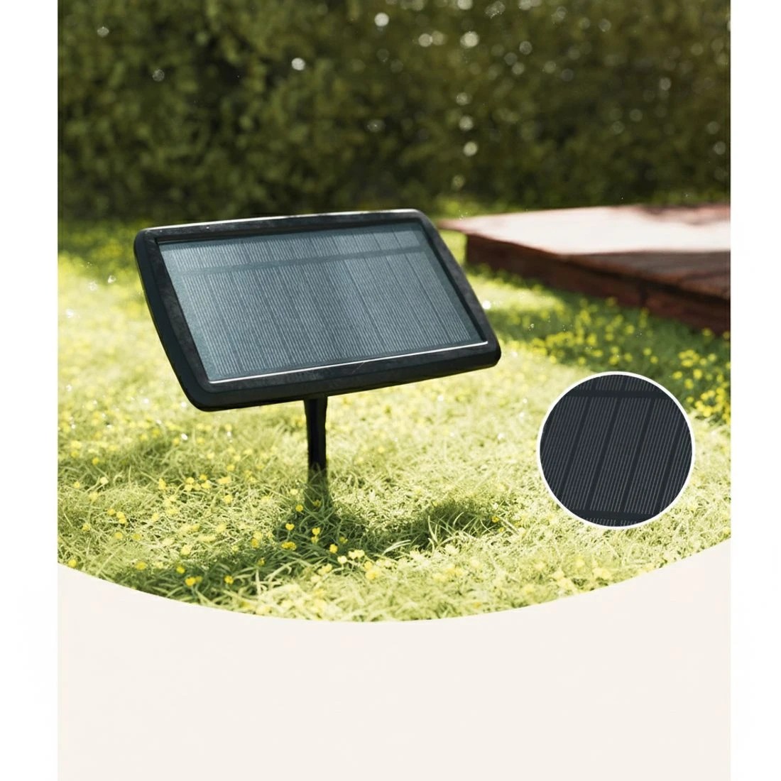 3 68m Solar Festoon Lights Outdoor LED String Light Christmas Party - Black, 3 of 4