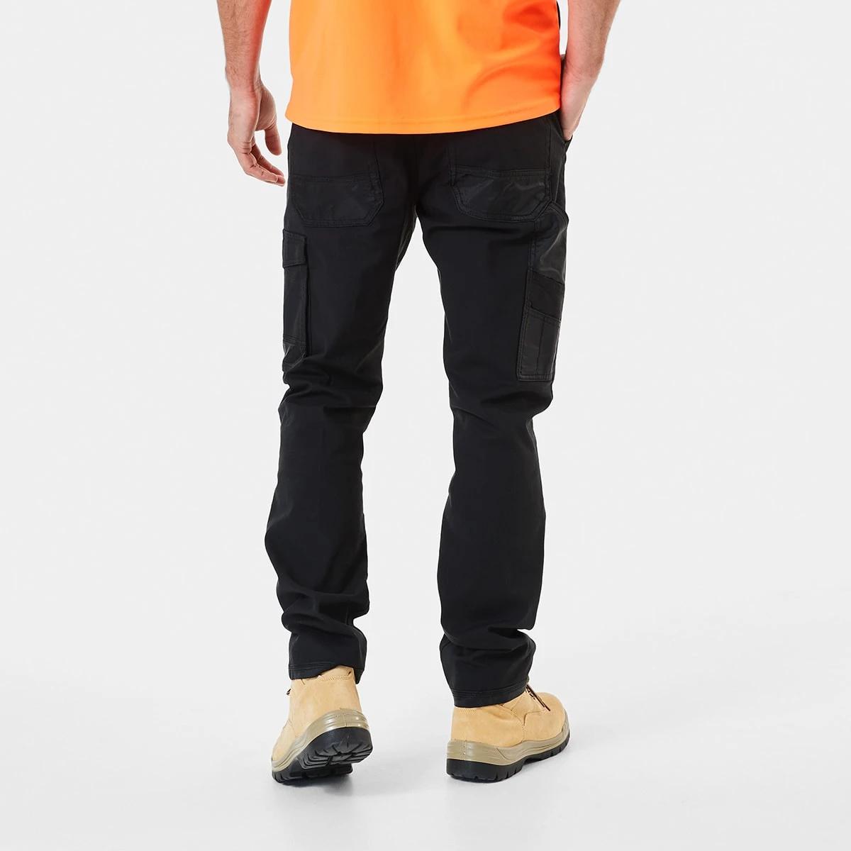 3 Slim Leg Work Pants Black, 3 of 7