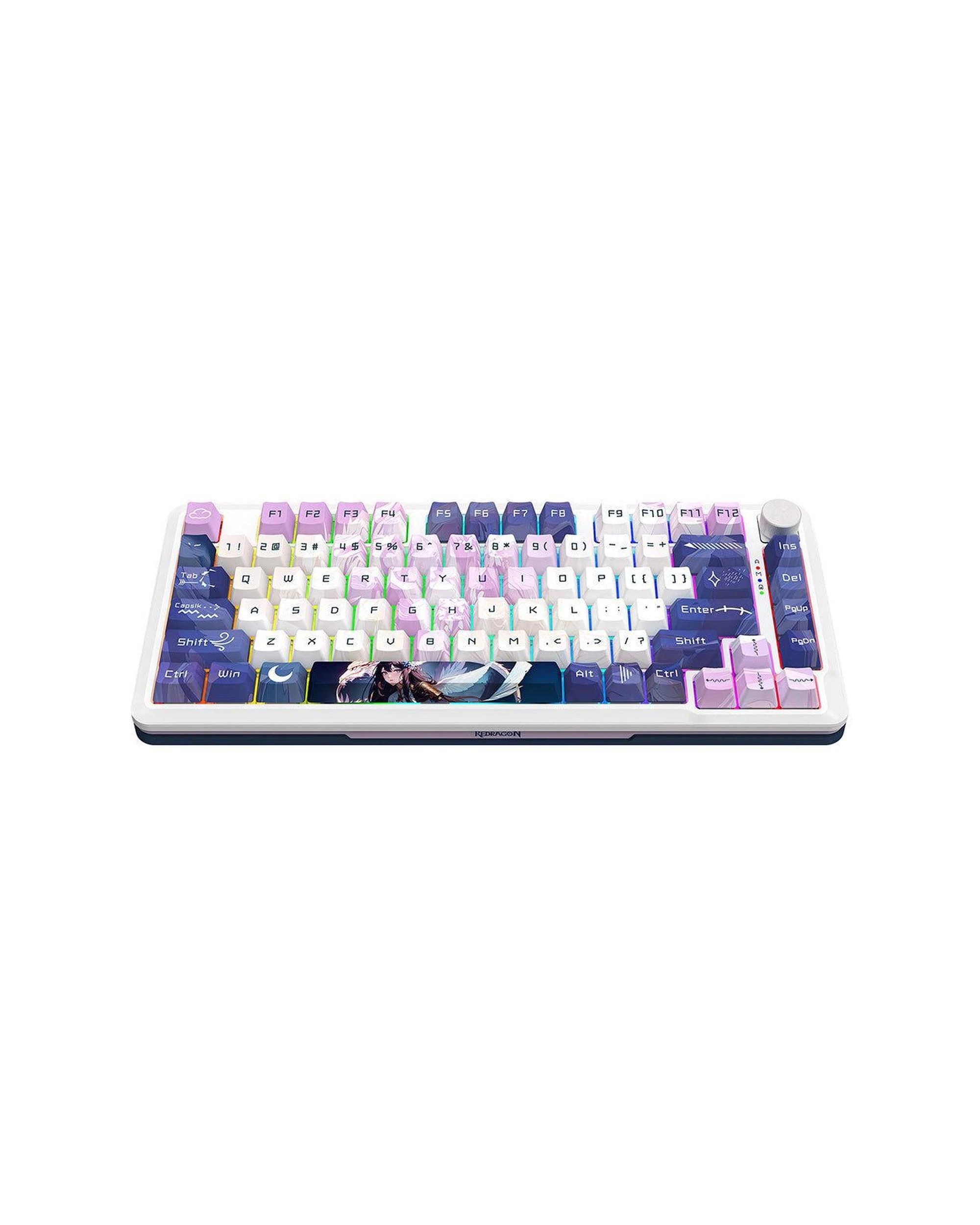 2 Redragon K681AGC RGB Pro Cyrus Deep Purple 75% Wireless Mechanical Keyboard, 2 of 9
