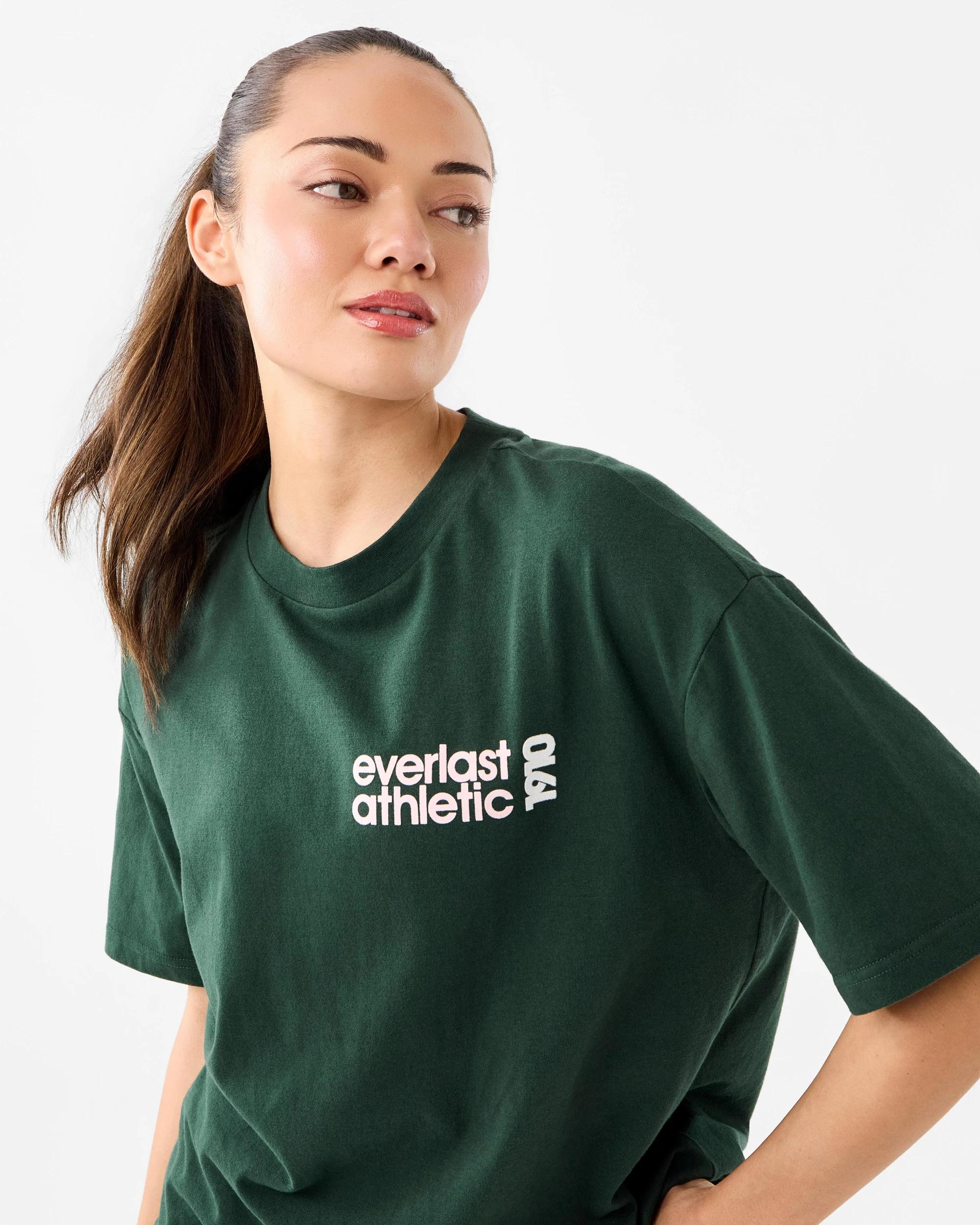 5 Everlast Womens Boyfriend T-shirt Pine, 5 of 10