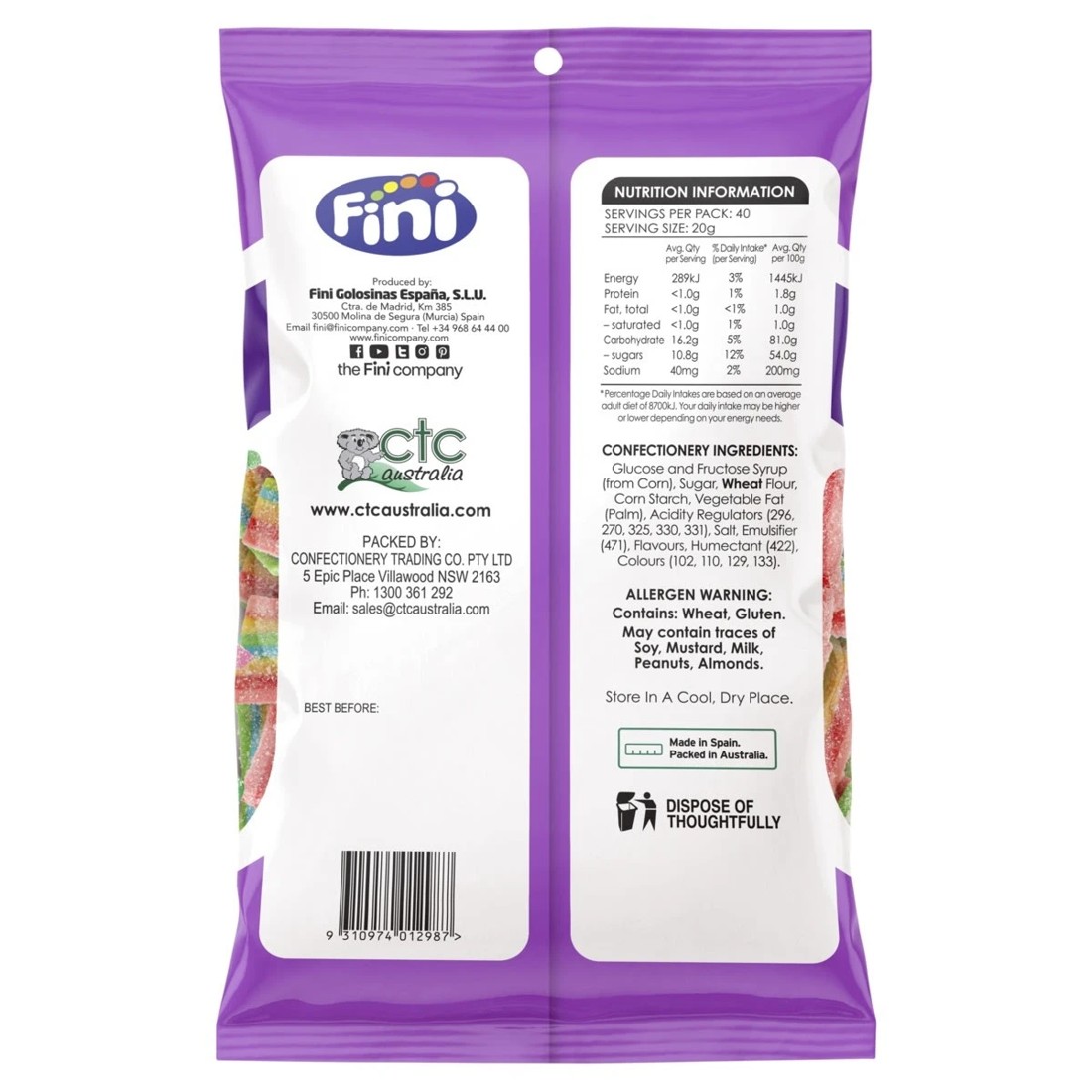 2 Fini Sour Magic Carpets 800g, 2 of 2