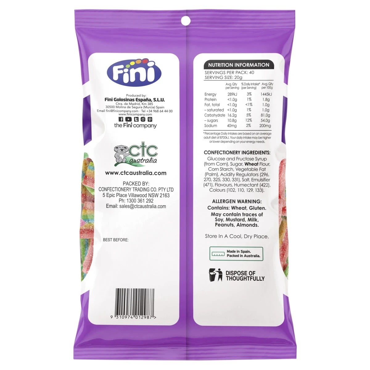 2 Fini Sour Magic Carpets 800g, 2 of 2