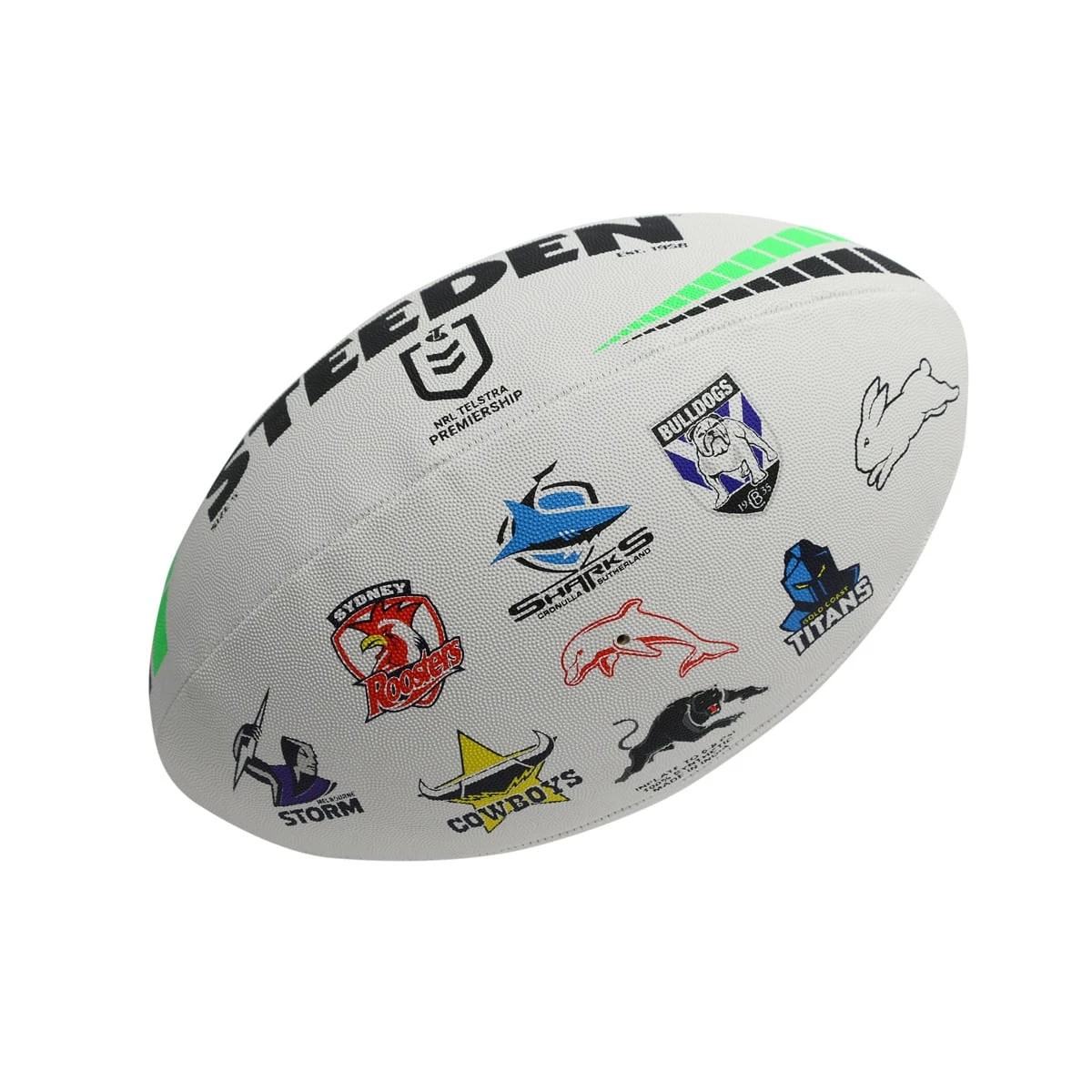 2 Steeden NRL Rugby Ball - Size 3, 2 of 3