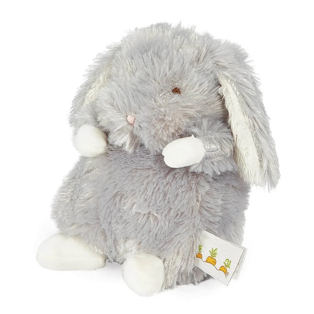 2 Bunnies by the Bay - Wee Grady Bunny 15cm Soft Toy - Birth+ - Grey, 2 of 7