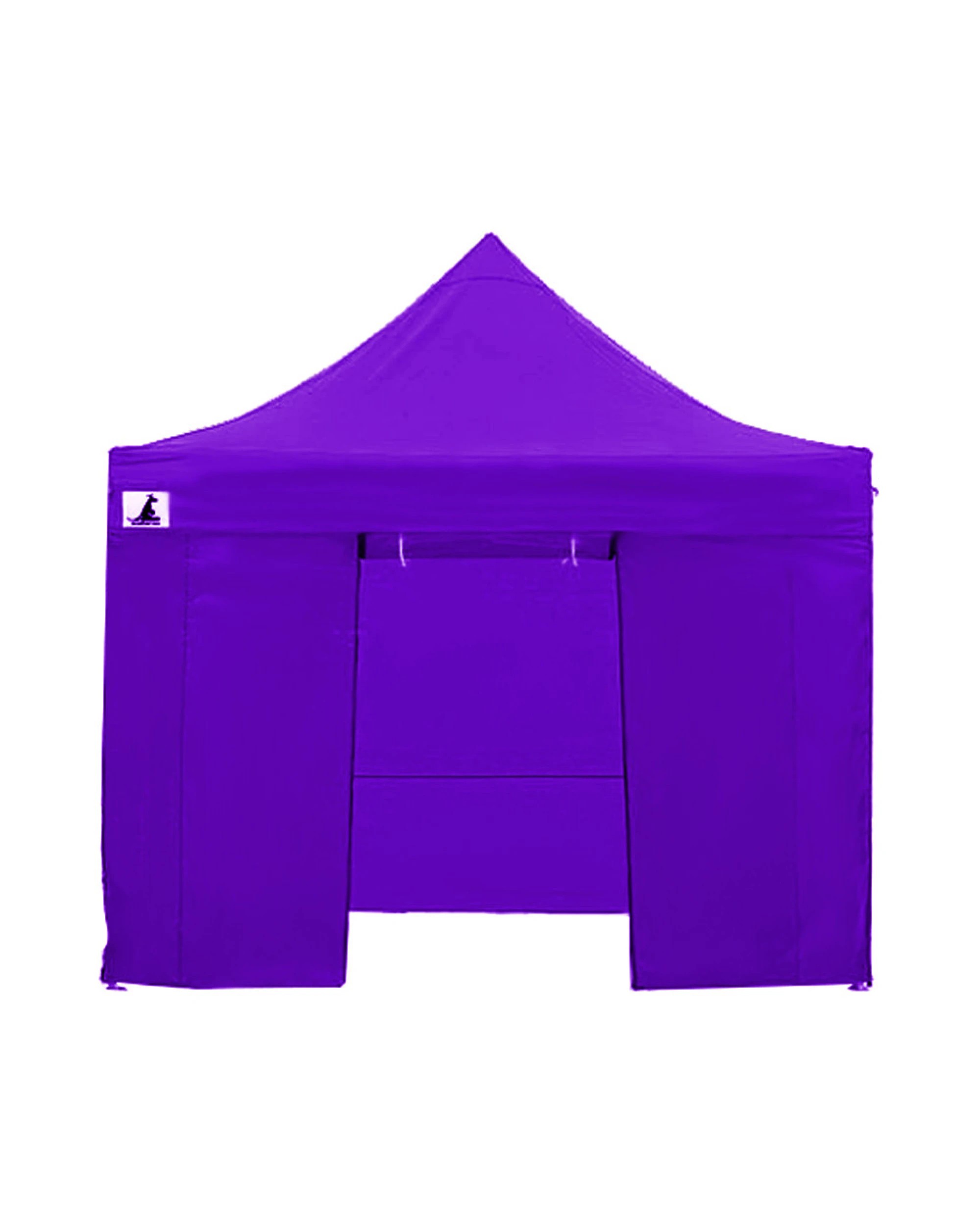 2 Wallaroo 3m x3m Outdoor Gazebo Folding Party Tent Marquee Canopy Camping Beach - Purple, 2 of 8