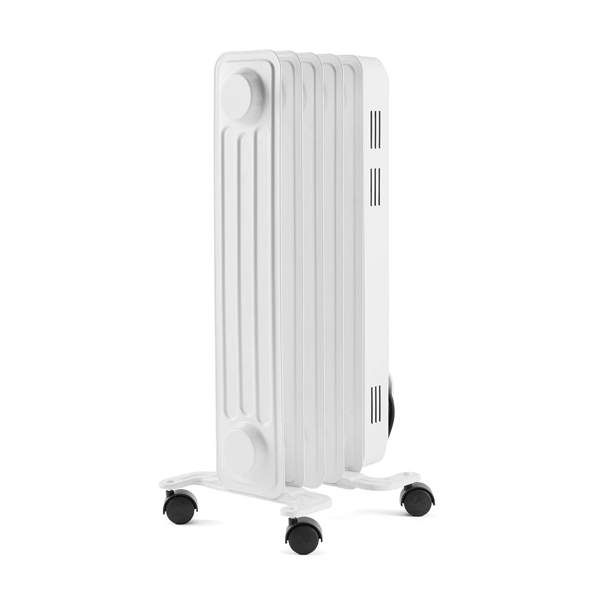 4 5 Fin Oil Heater - White, 4 of 8
