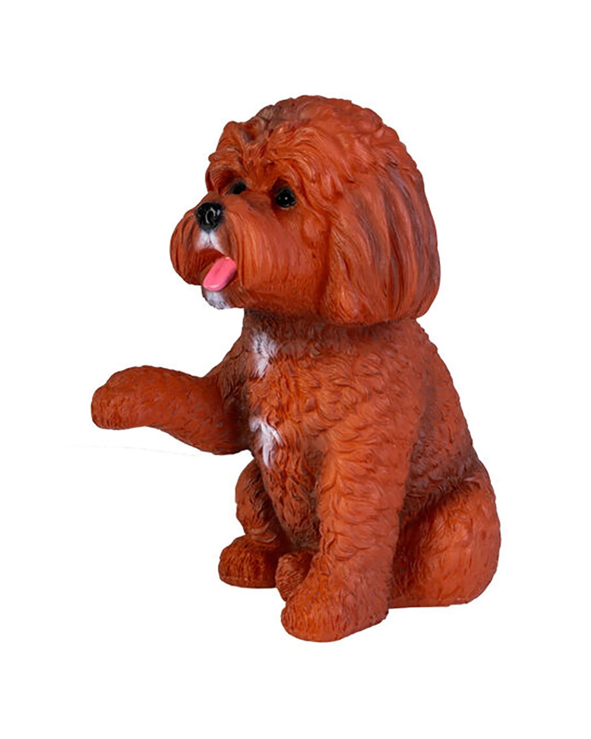1 MDI Aus Table Lamp Night Light Bedroom Decor Kids Children Poodle Dog LED Soft Glow - Brown, 1 of 5