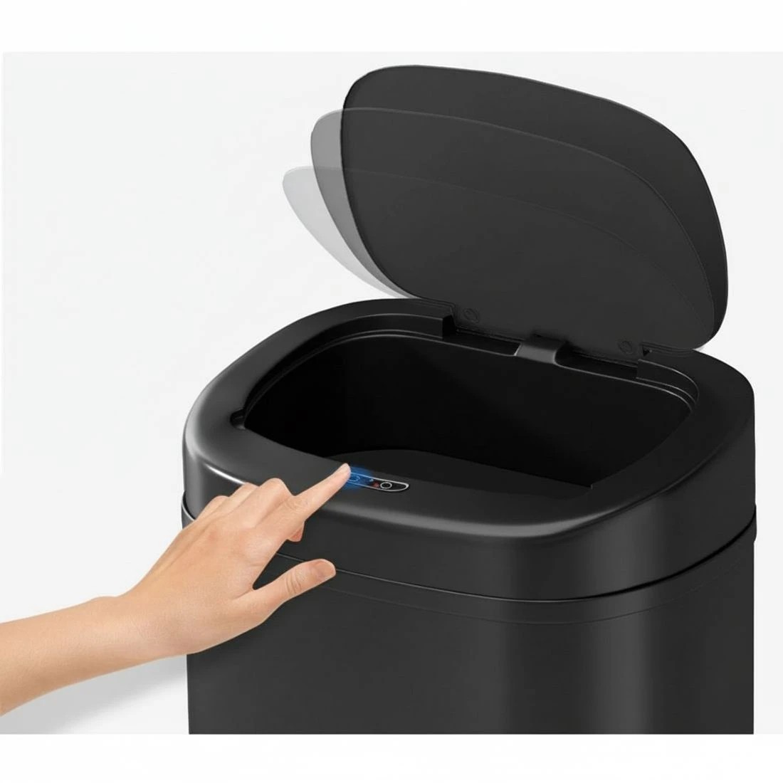 5 Devanti 82L Motion Sensor Bin Rubbish Automatic - Black, 5 of 5