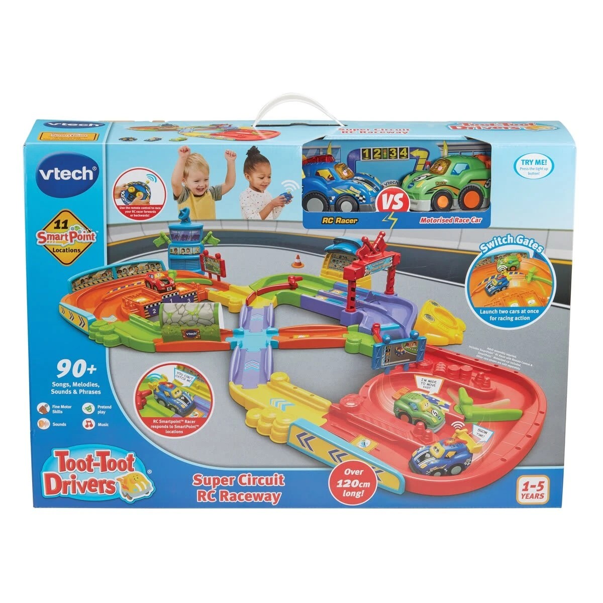 1 VTech Toot-Toot Drivers Super Circuit RC Raceway, 1 of 3