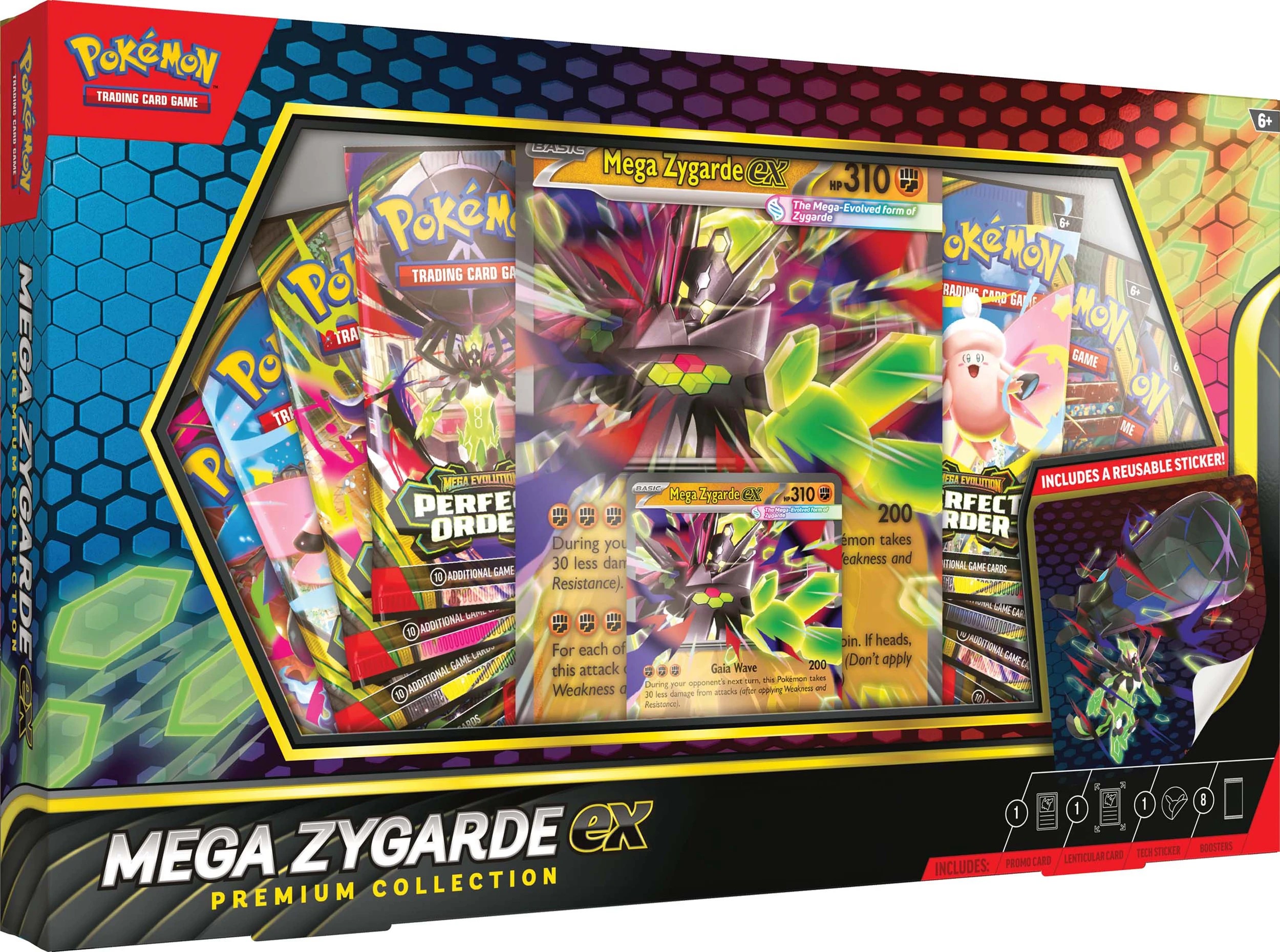 1 Pokemon Trading Card Game: Mega Zygarde ex Premium Collection, 1 of 3