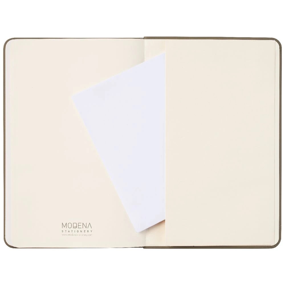 5 Modena A5 PU Plain Notebook Olive, 5 of 5
