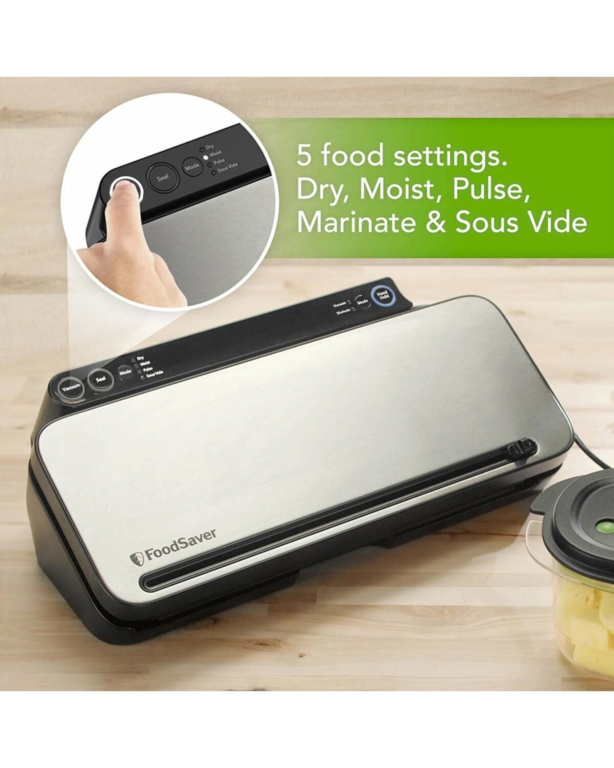 5 Foodsaver Controlled Multi-seal Vacuum Sealer - SILVER, 5 of 5