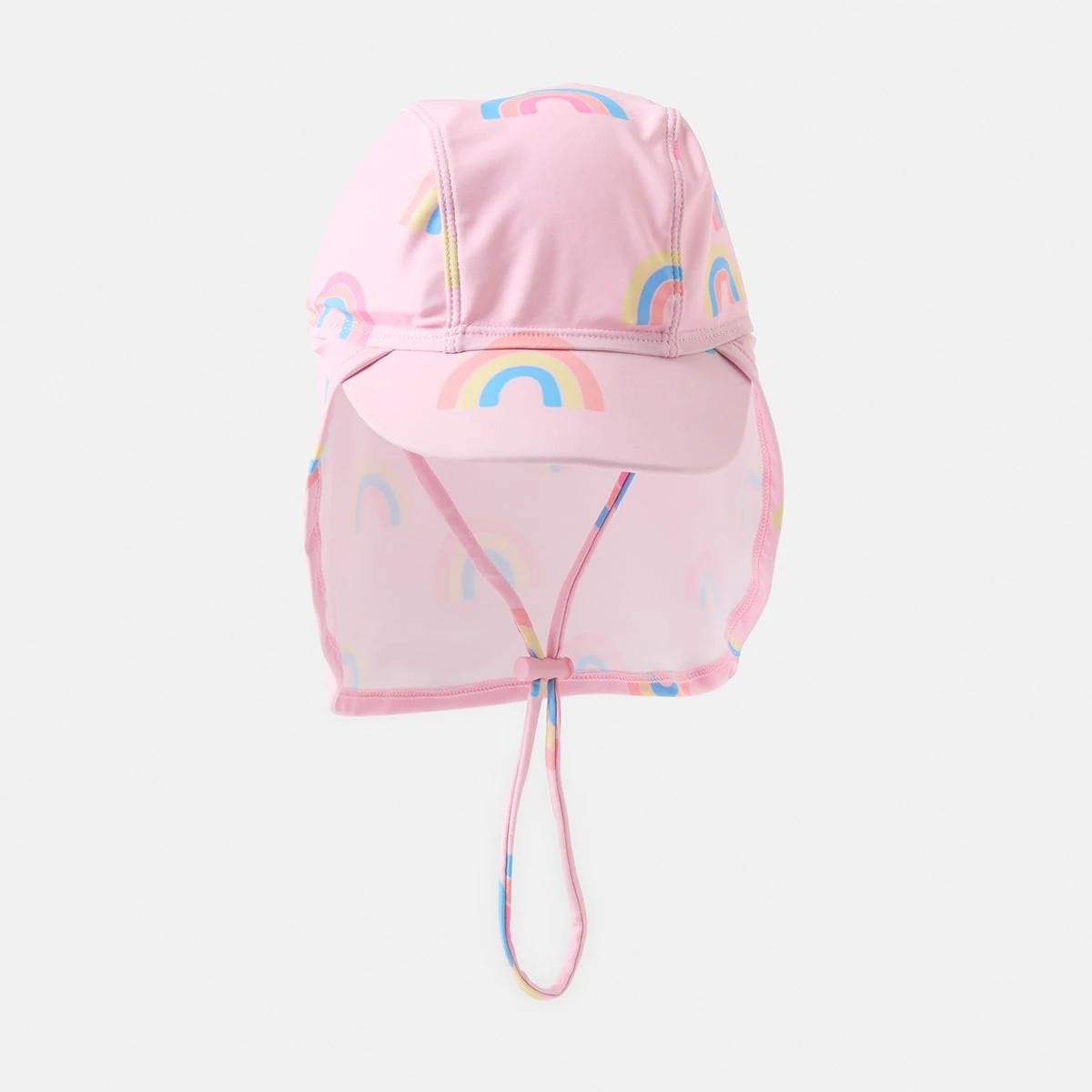 1 Swim Hat Pnk Rainb, 1 of 4