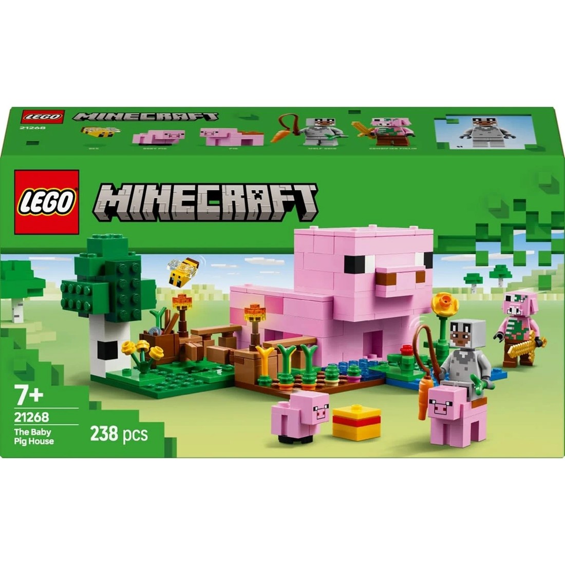 1 LEGO Minecraft The Baby Pig House 21268, 1 of 10