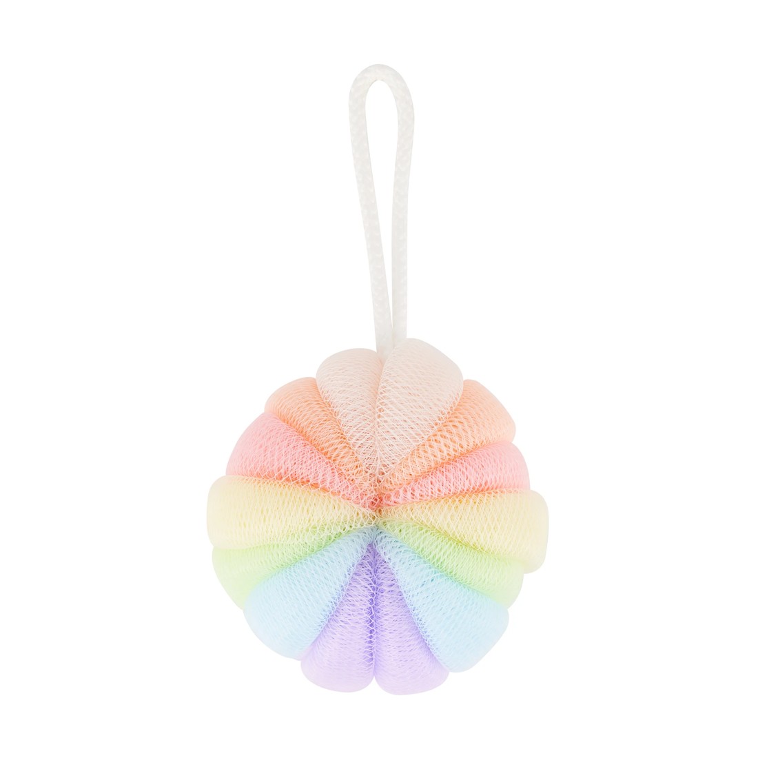1 OXX Bodycare Bath Puff - Rainbow Swirl, 1 of 4
