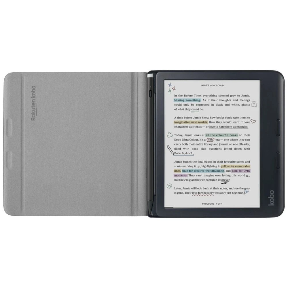 2 Kobo Notebook SleepCover Case for Kobo Libra Black, 2 of 3