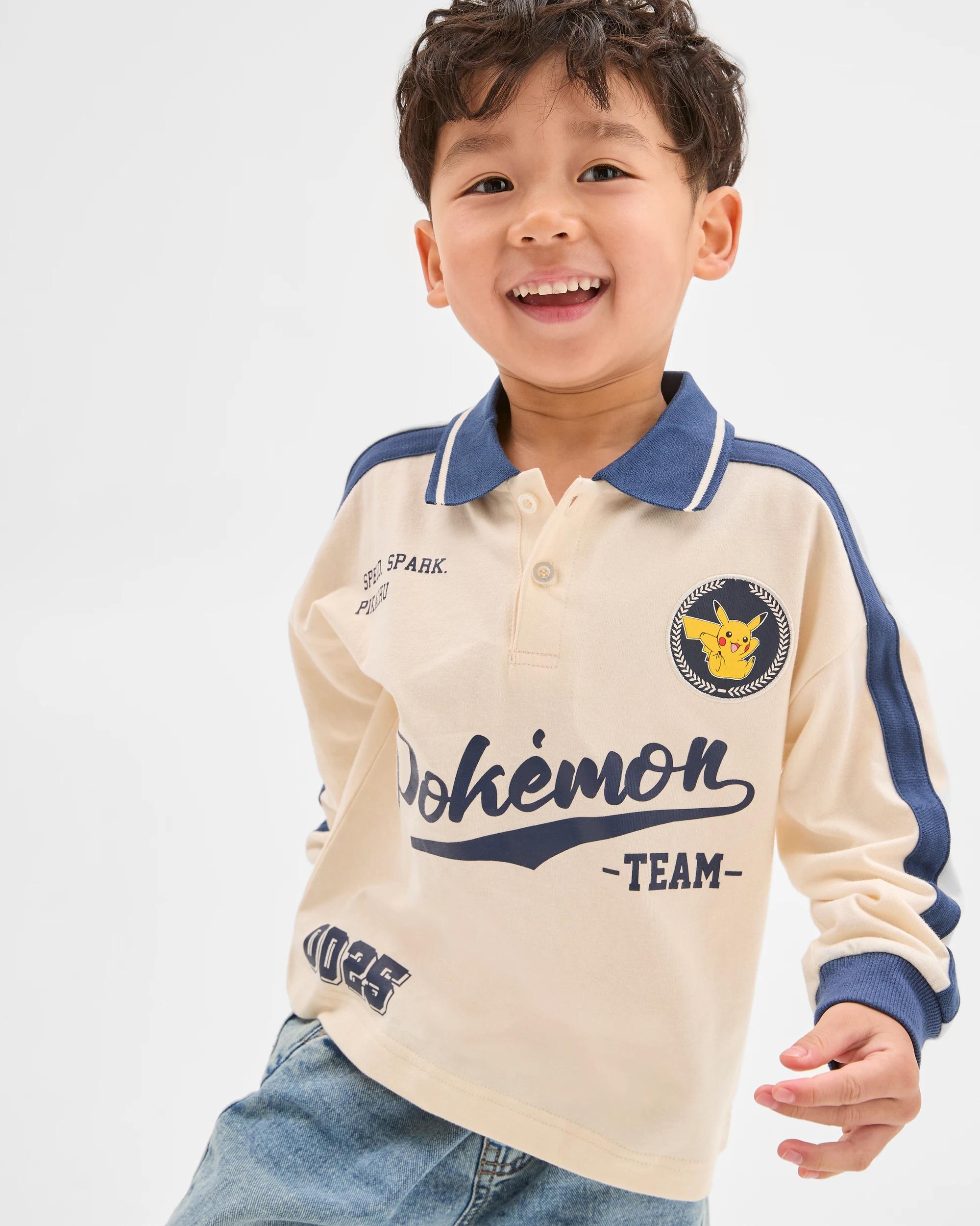 1 Pokemon Rugby Jumper CREAM, 1 of 7