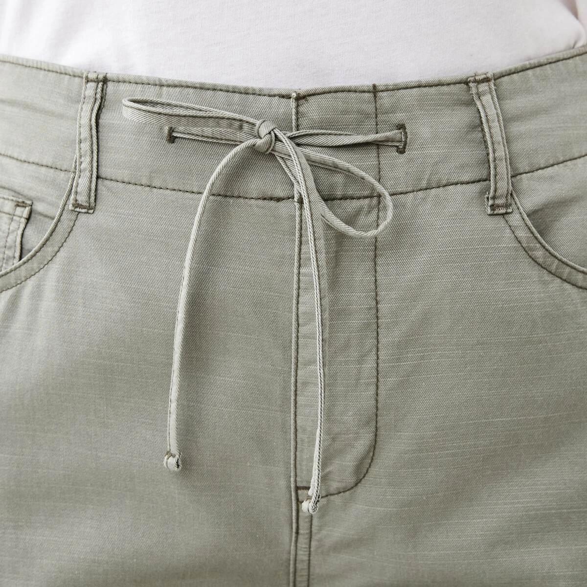 4 Tie Waist Pants Soft Khaki, 4 of 5