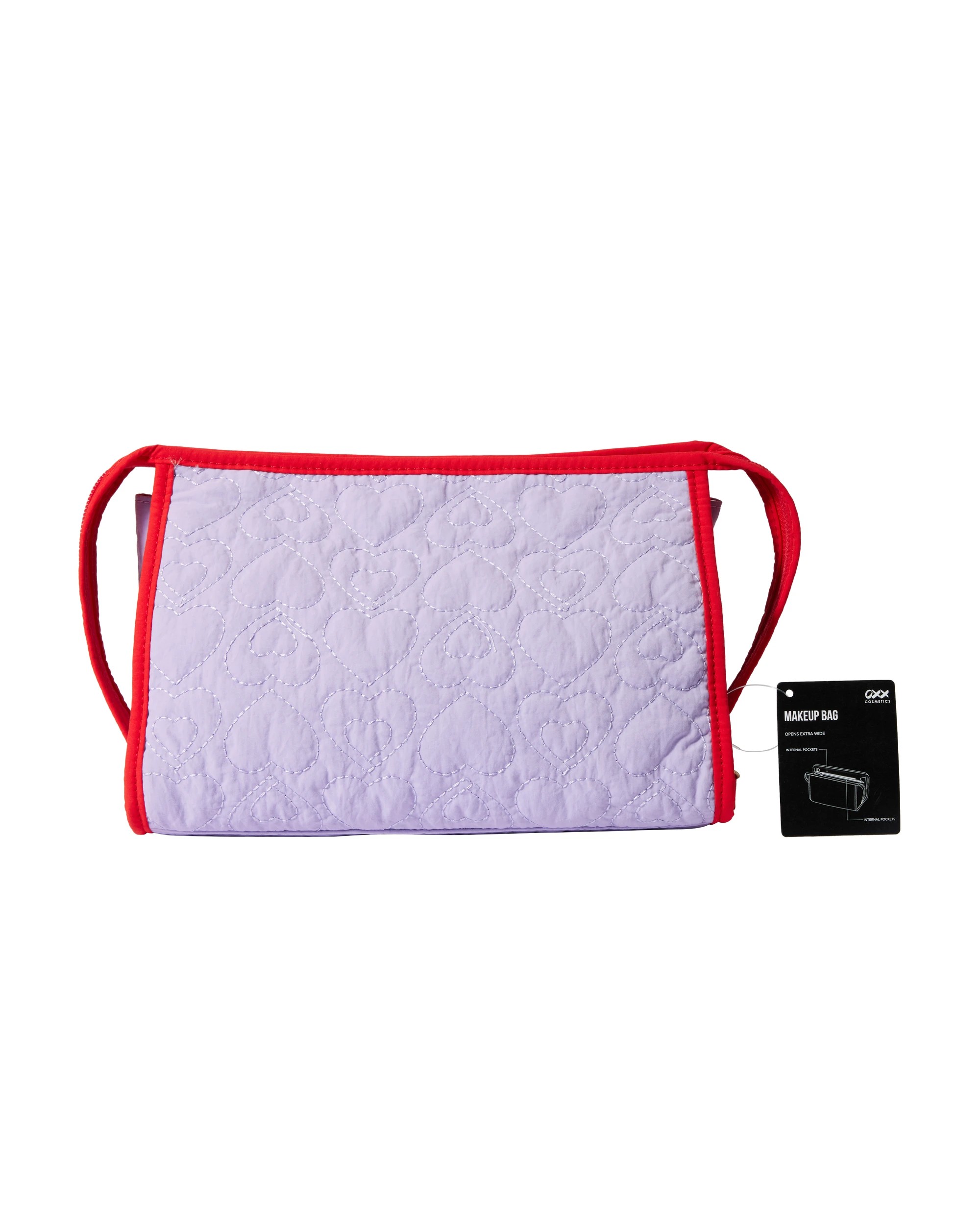 4 OXX Cosmetics Makeup Bag - Quilt Heart, 4 of 4