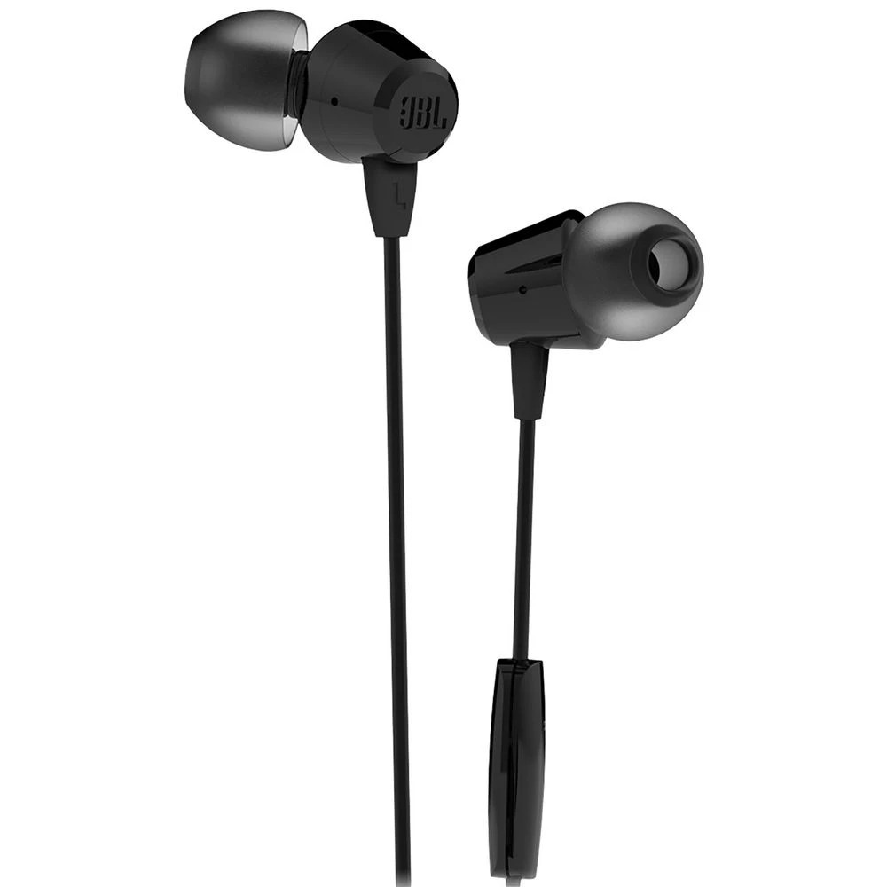1 JBL C50HI Earphones Black, 1 of 3
