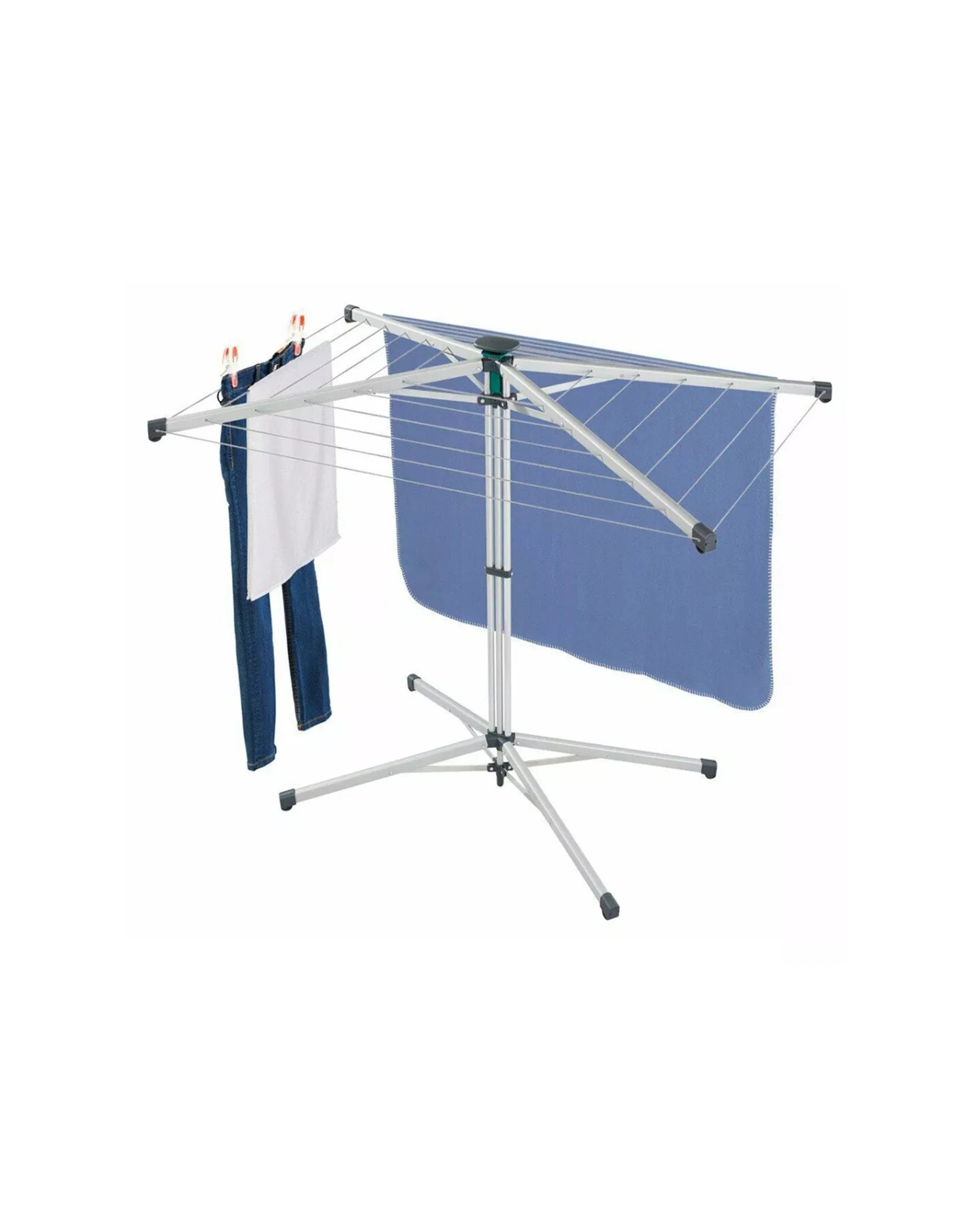 3 Leifheit Lino Pop Up Standing Rotary Laundry Dryer Rack Indoor/outdoor 14m - White, 3 of 10