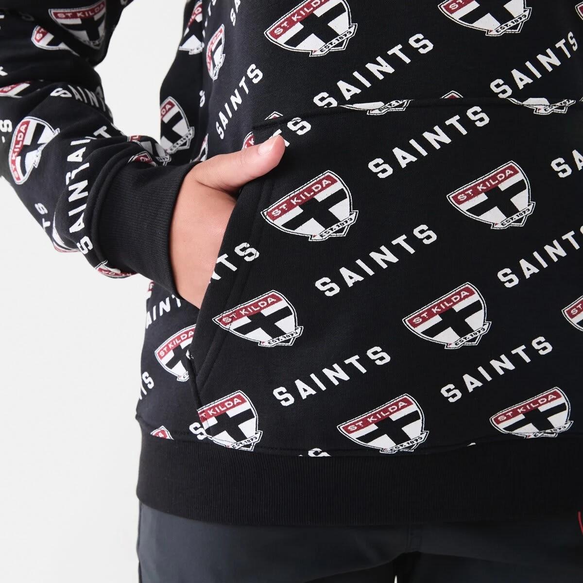 8 Official AFL Kids All Over Print Hoodie St Kilda, 8 of 10