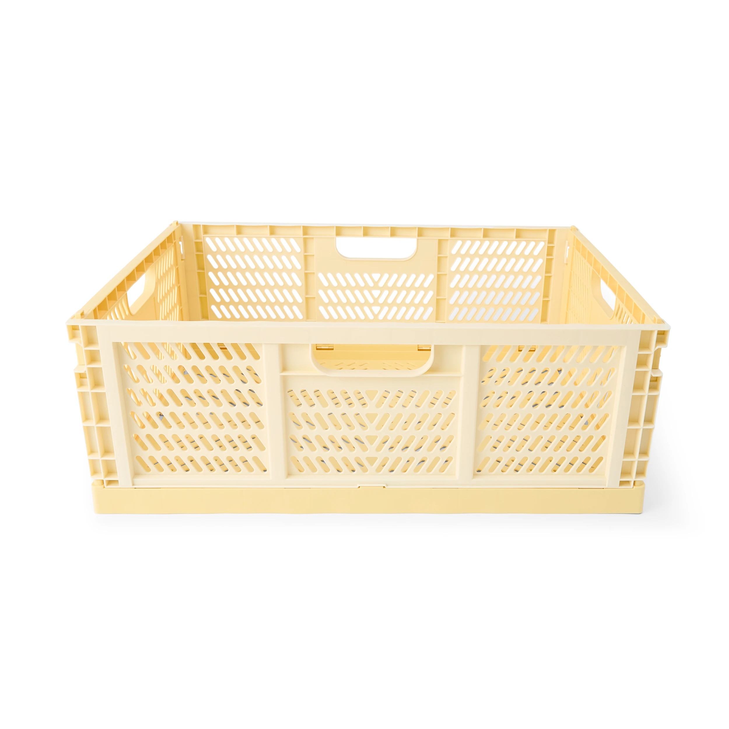 3 30L Collapsible Crate - Large, Yellow, 3 of 8