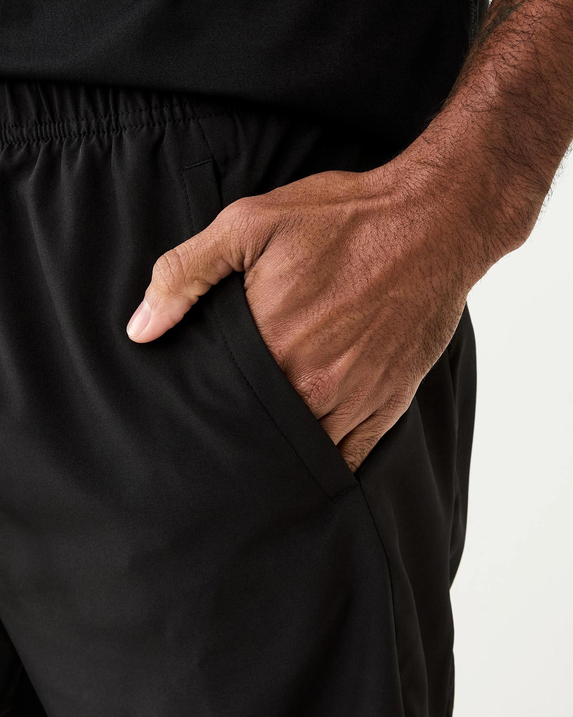 5 Active Mens Movement Print Shorts Fusion Blk, 5 of 7